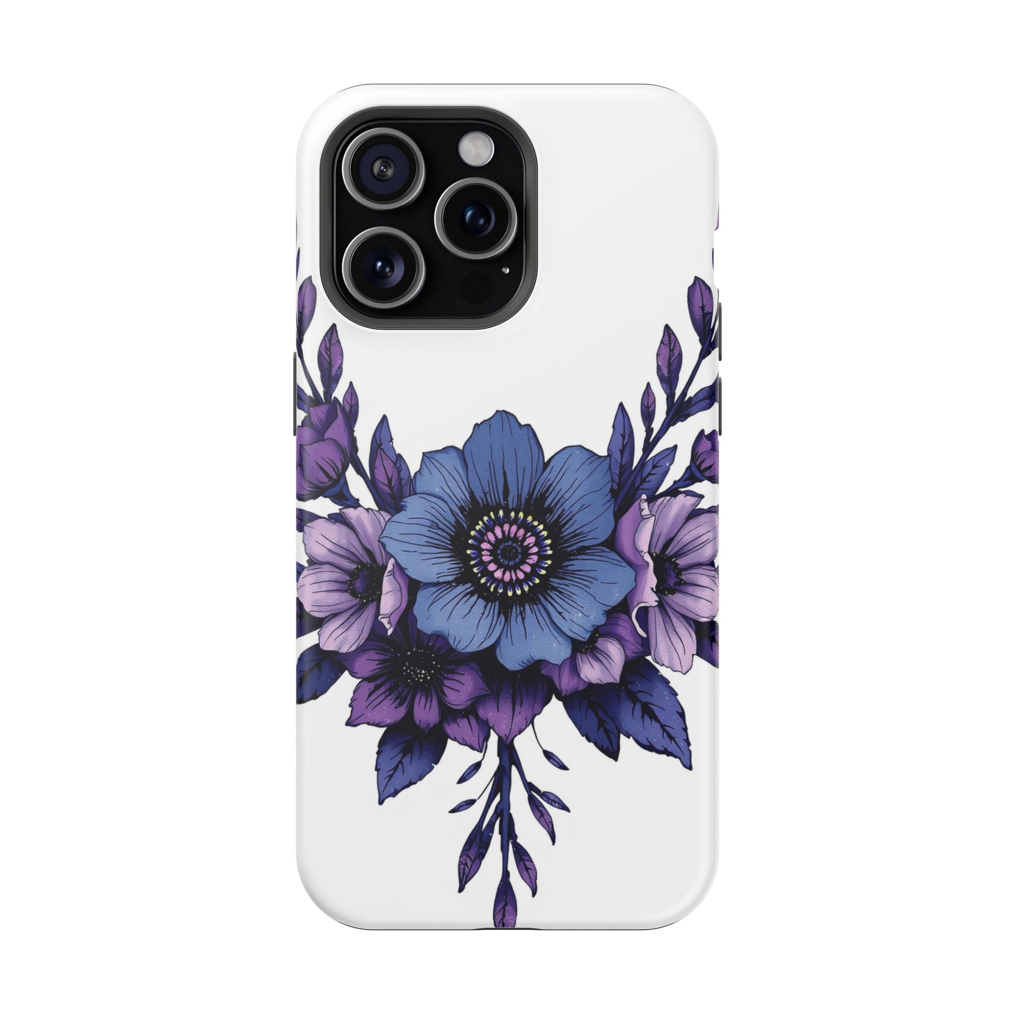 iPhone Floral Crown Grunge Distressed Slim Everyday Designer Case · iPhone Case