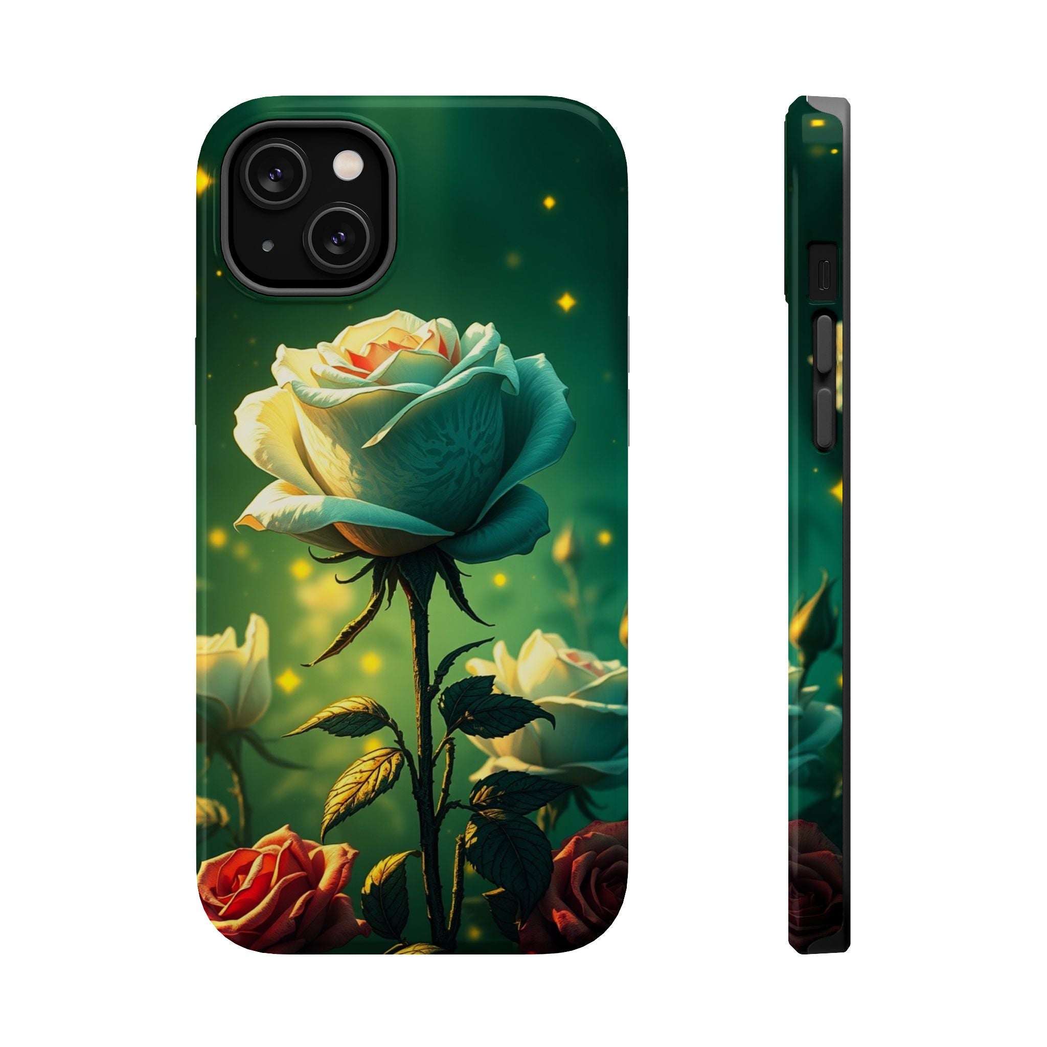 iPhone Earthy Rose Garden Design Bold Modern Everyday Snap Case · iPhone Case