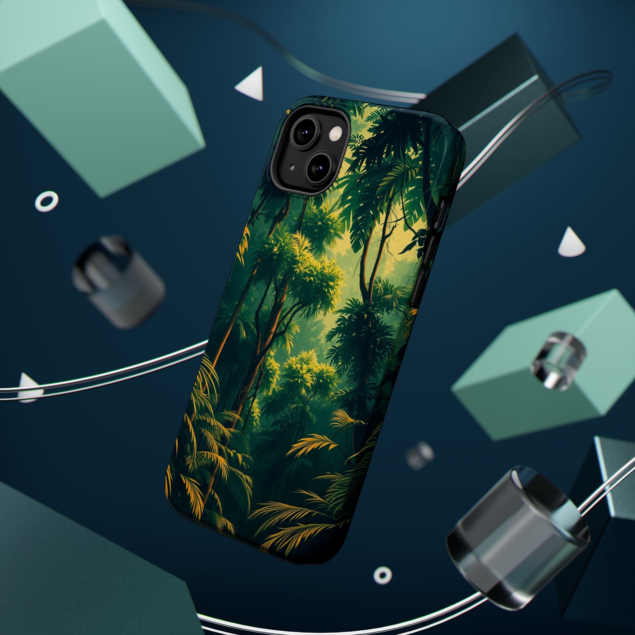 iPhone Rainforest Canopy Vintage Retro Poster Slim iPhone Everyday · iPhone Case