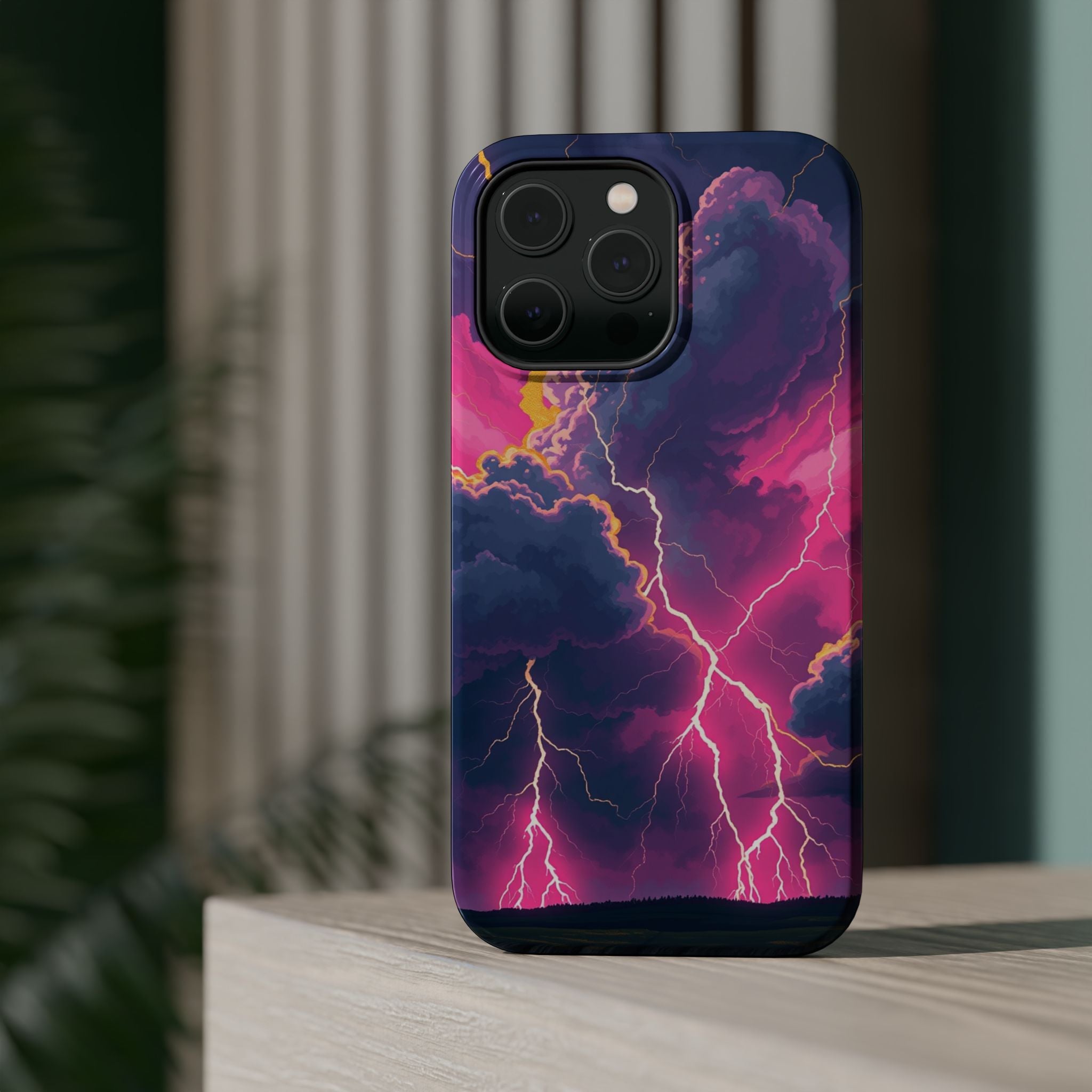 iPhone Serene Thunderstorm Sky Design Slim Everyday Designer Case · iPhone Case