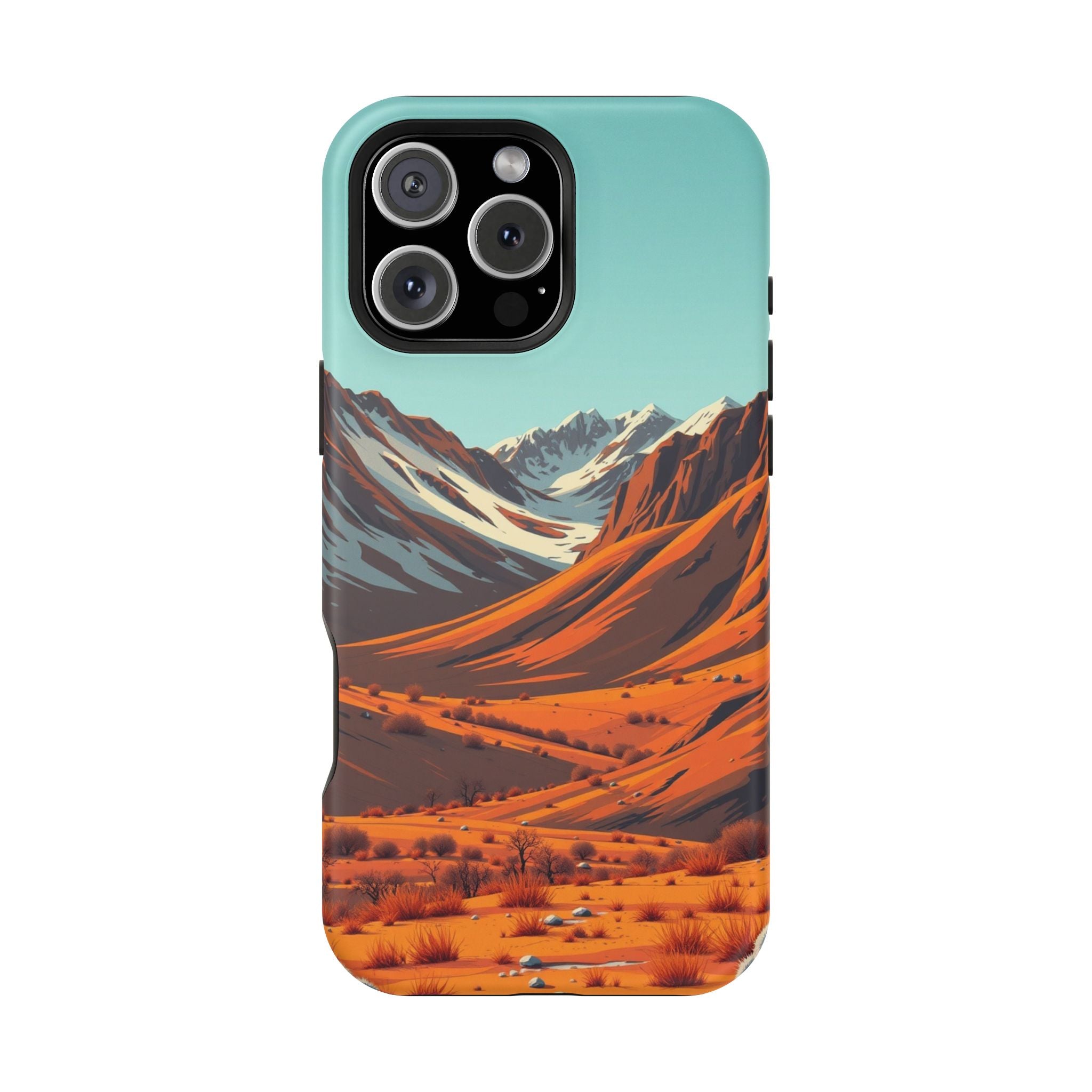 iPhone Mustard And Rust Arctic Tundra Slim Everyday Designer Case · iPhone Case