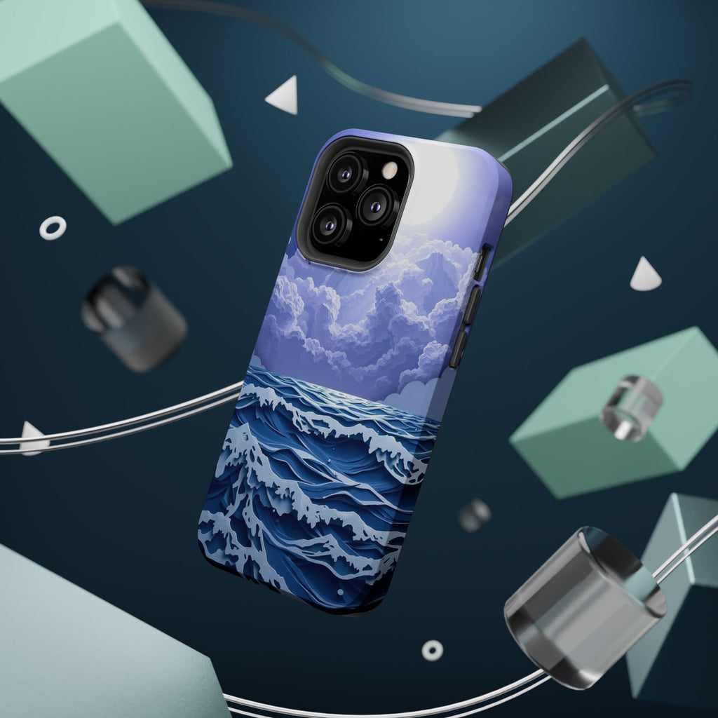 iPhone Storm at Sea Enchanted Art Bold Modern Everyday Snap Case · iPhone Case