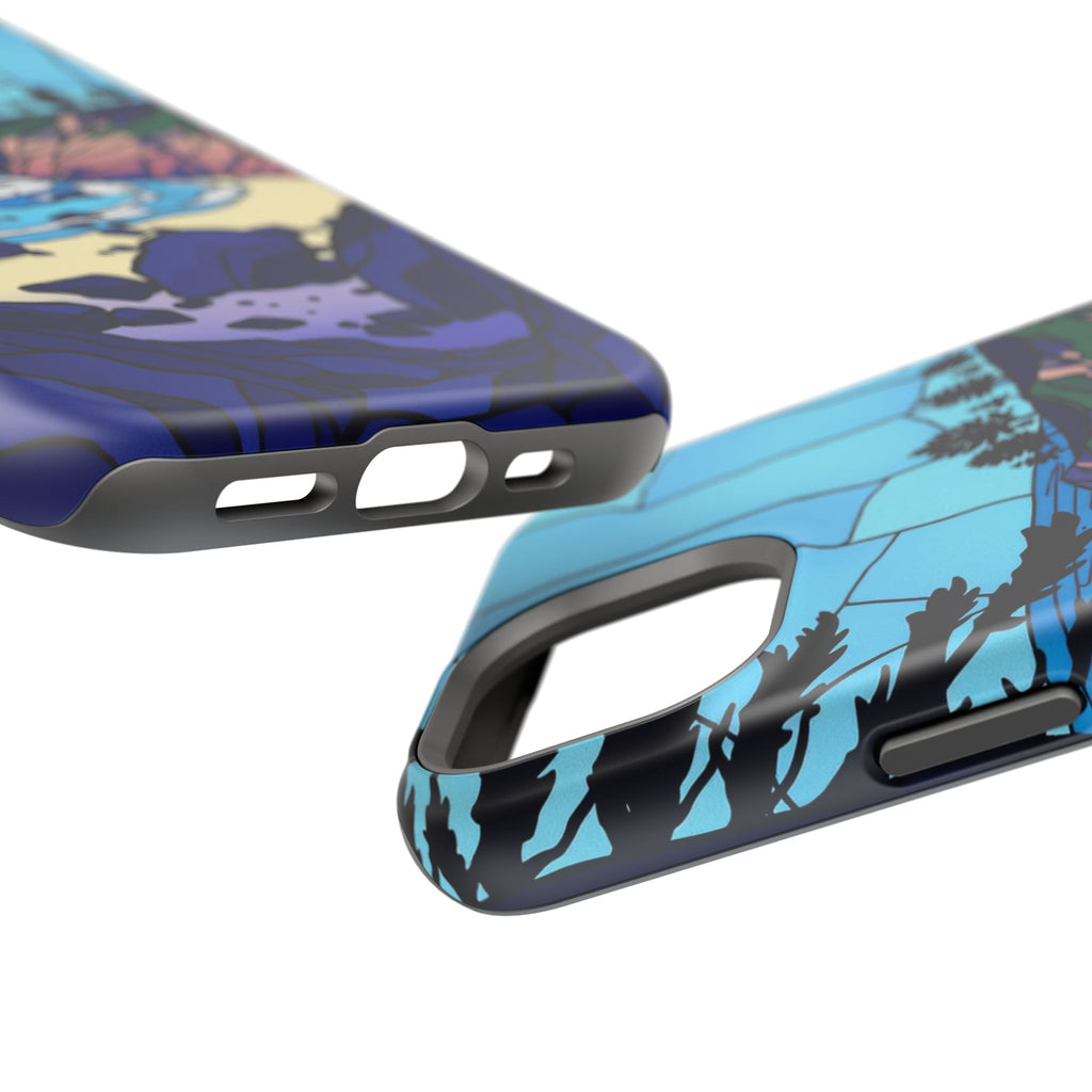 iPhone Indigo And Violet Pebble Beach Slim Everyday iPhone 11 Designer · iPhone