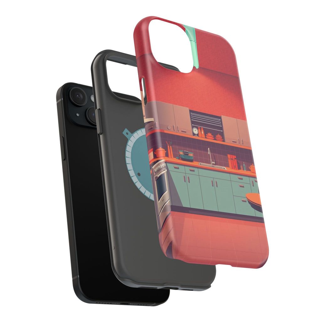 iPhone Earthy 1950s Kitchen Design Bold Modern Everyday Snap Case · iPhone Case