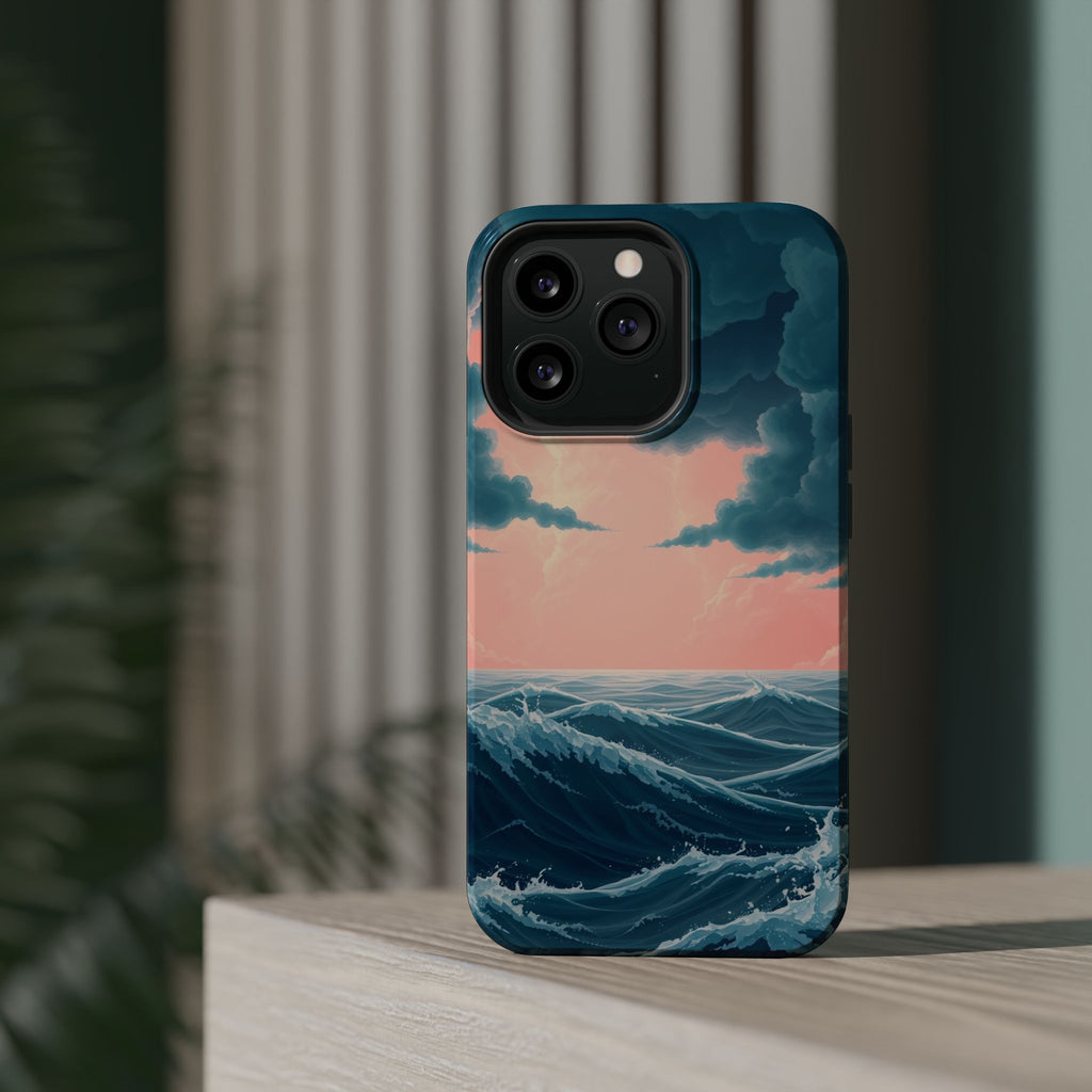 iPhone Storm at Sea 3D Digital Slim Everyday Designer Case · iPhone Case