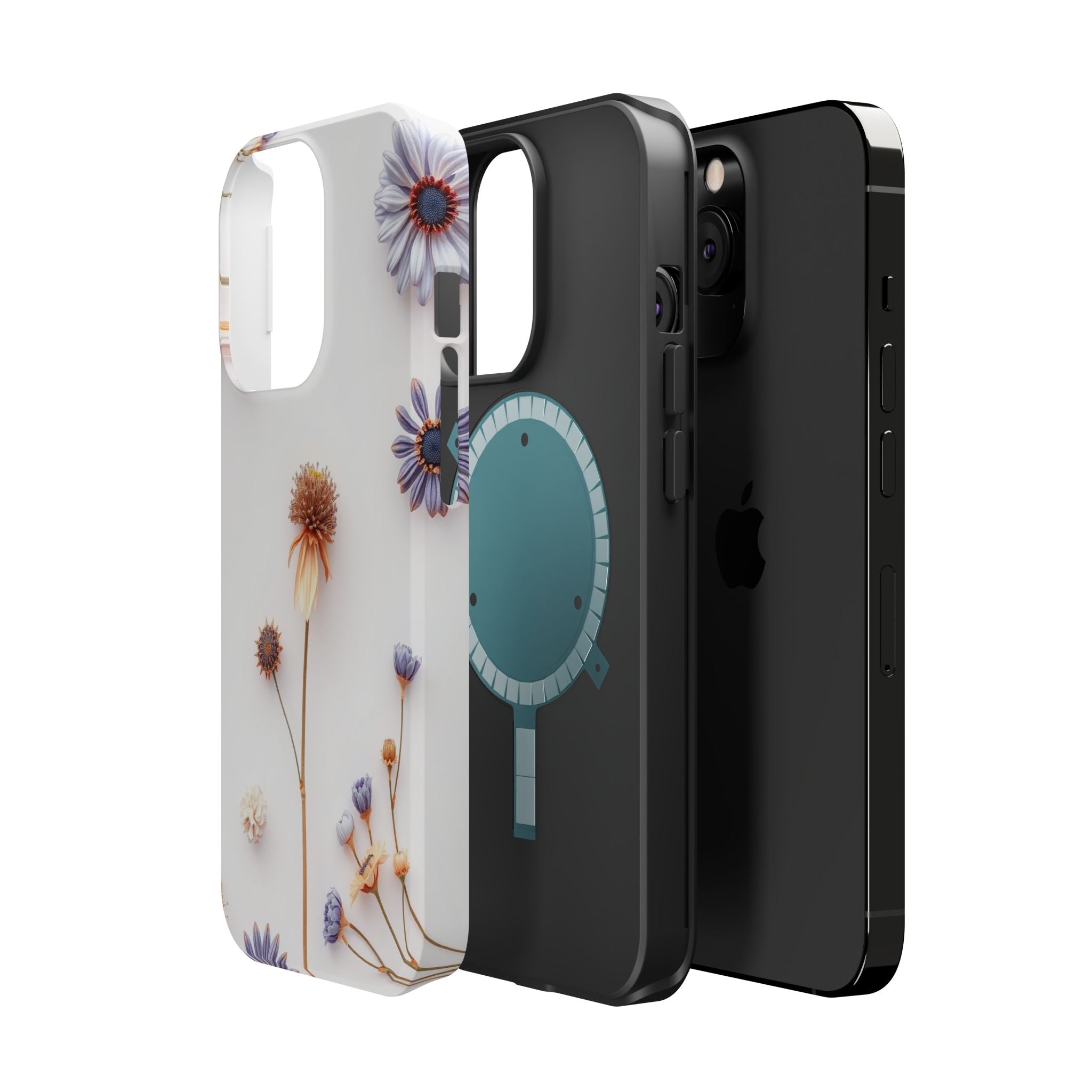 iPhone Dried Flower Flat Lay Bold Art Slim Everyday Designer Case · iPhone Case