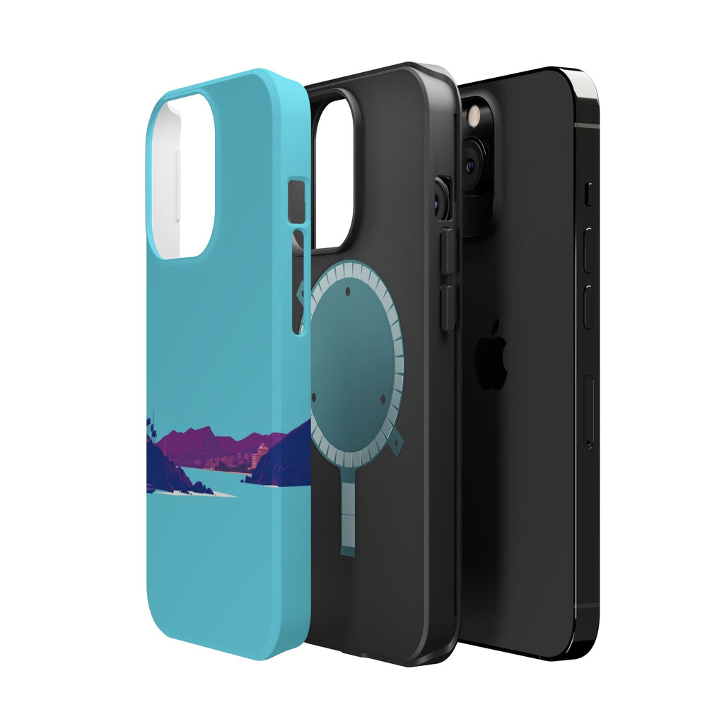iPhone Hibiscus Coast Mystic Art Bold Modern Everyday Snap Case · iPhone Case