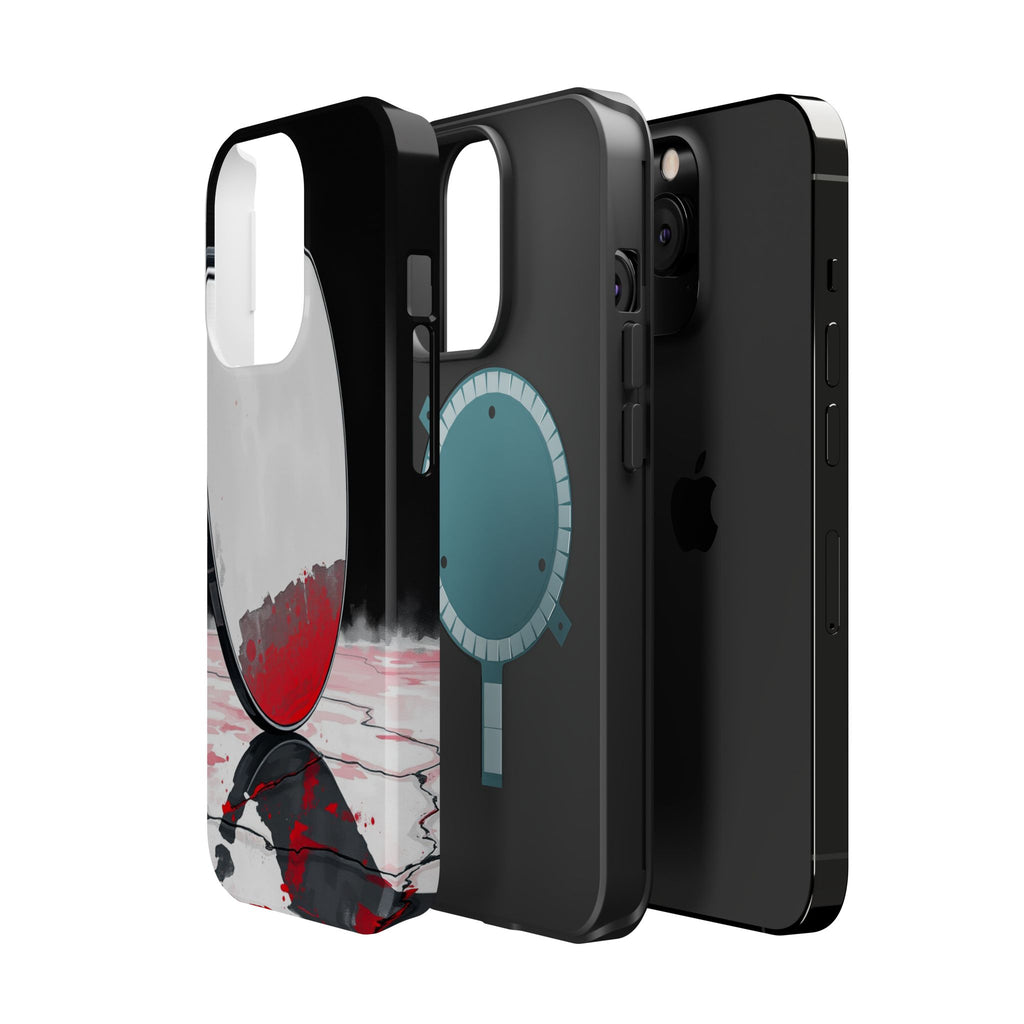 iPhone Earthy Salt Flat Mirror Design Slim Everyday Designer Case · iPhone Case
