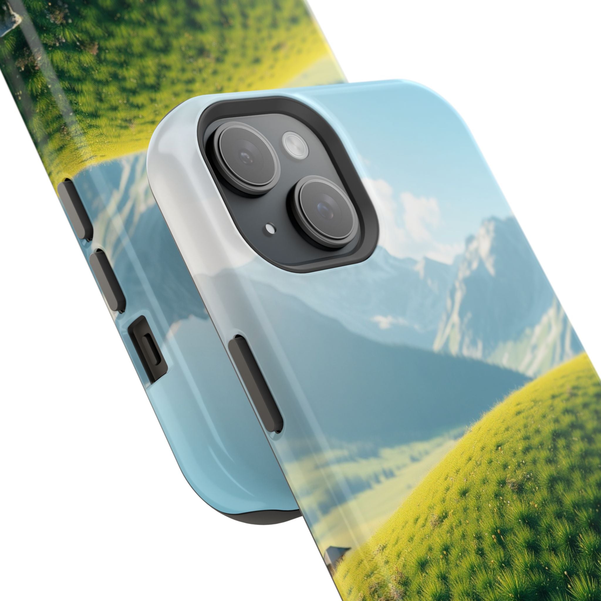 iPhone Vibrant Alpine Meadow Design Slim Everyday Designer Case · iPhone Case