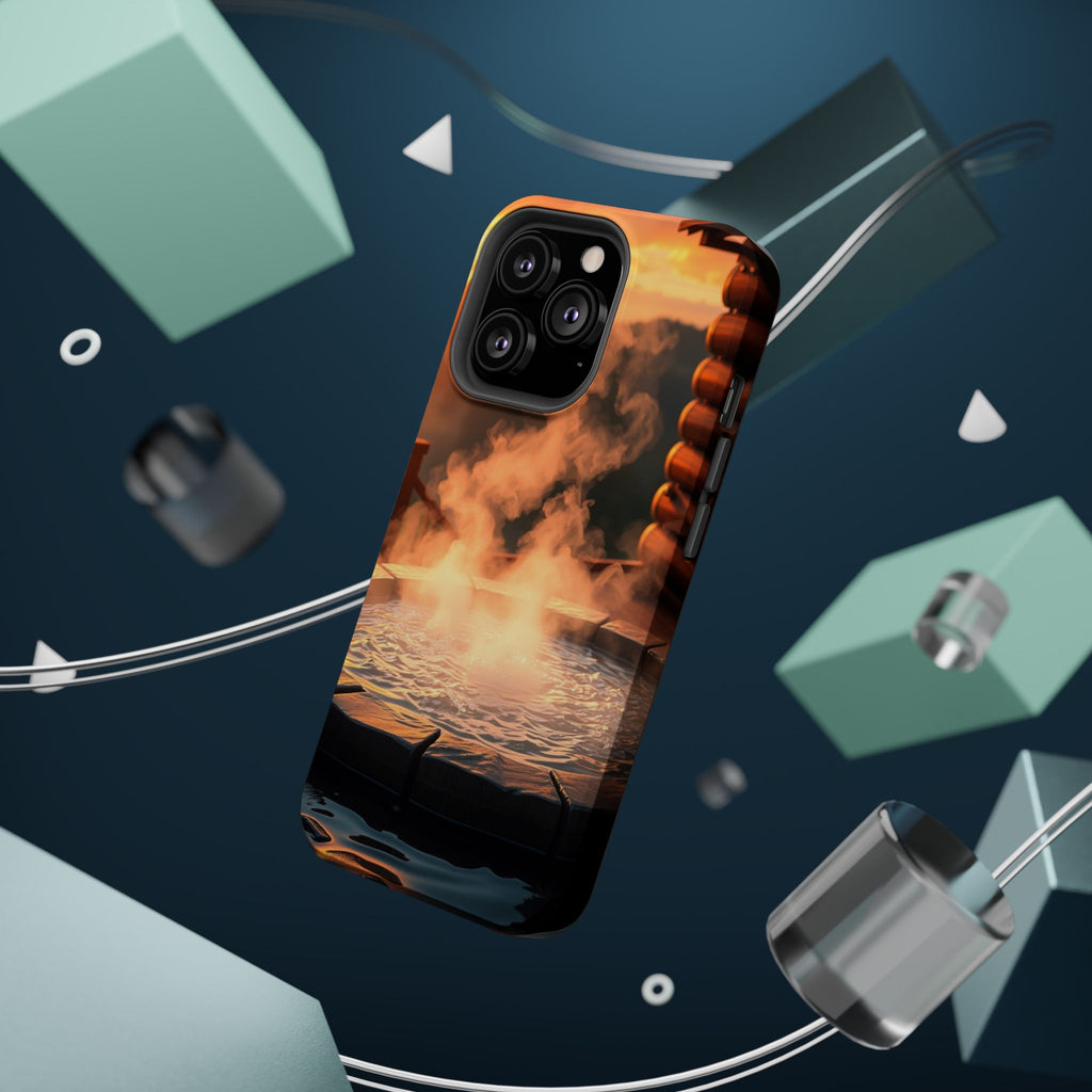 iPhone Hot Spring Steam Enchanted Art Slim Everyday Designer Case · iPhone Case