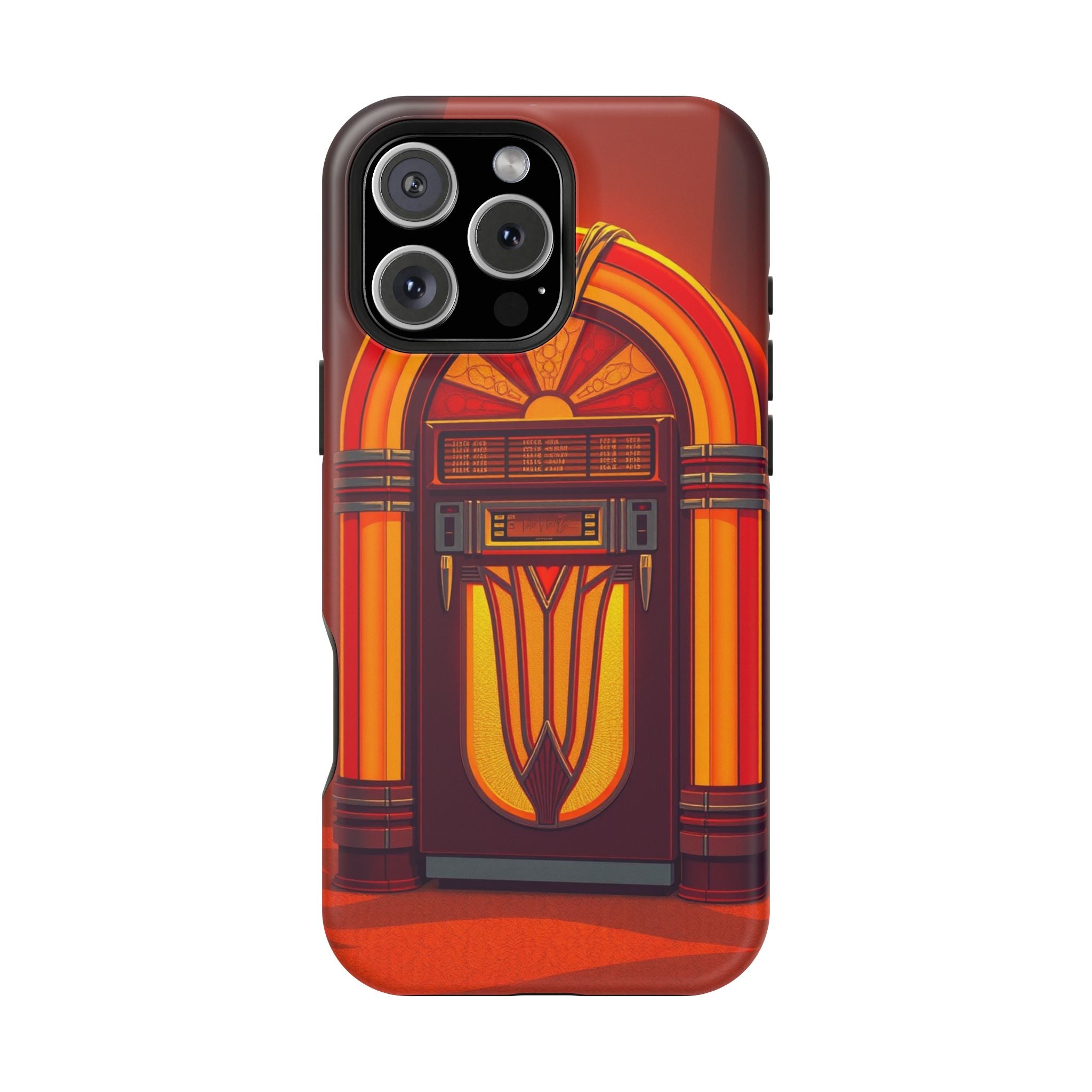 iPhone Jukebox Glow Pop Art Bold Bold Modern Everyday Snap Case · iPhone Case