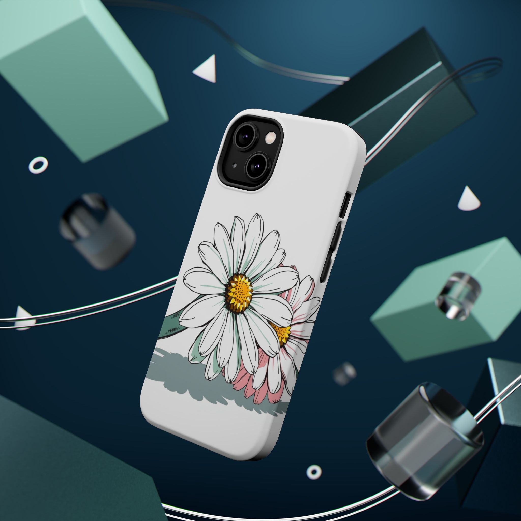 iPhone Daisy Chain Hand-Drawn Sketch Slim Everyday Designer Case · iPhone Case
