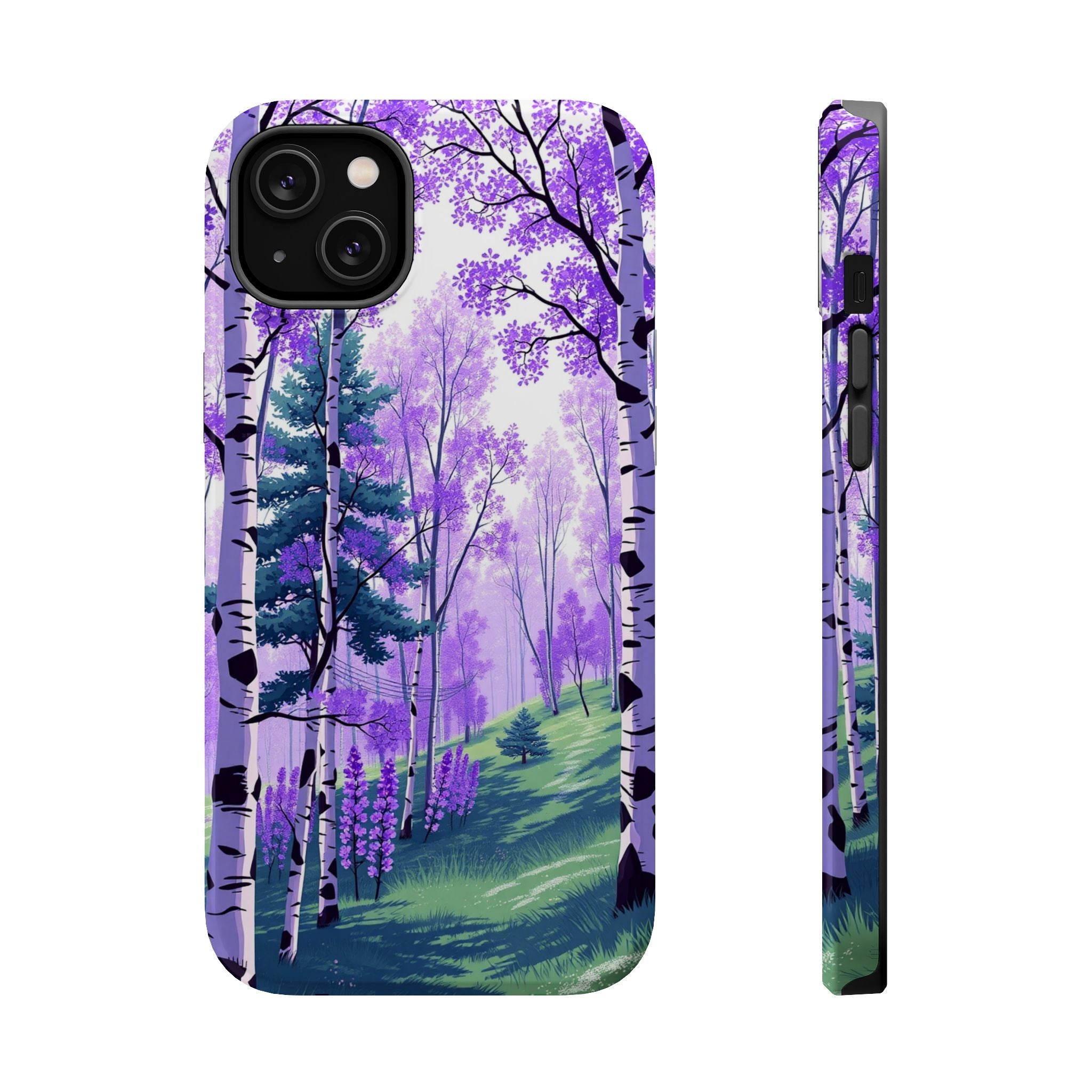 iPhone Birch Grove Electric Art Slim Everyday Designer Case · iPhone Case
