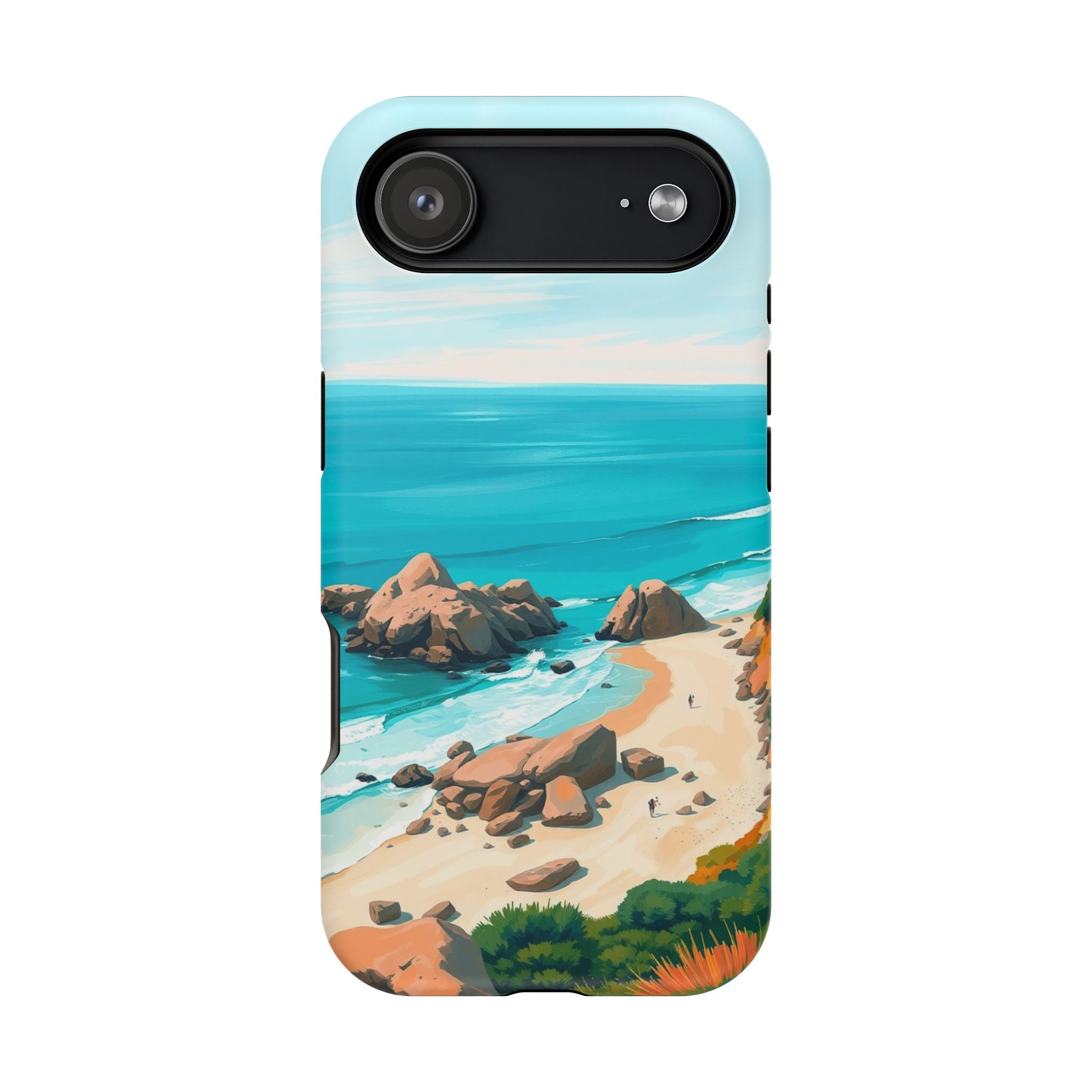 iPhone Pebble Beach Cinematic Art Bold Modern Everyday Snap Case · iPhone Case