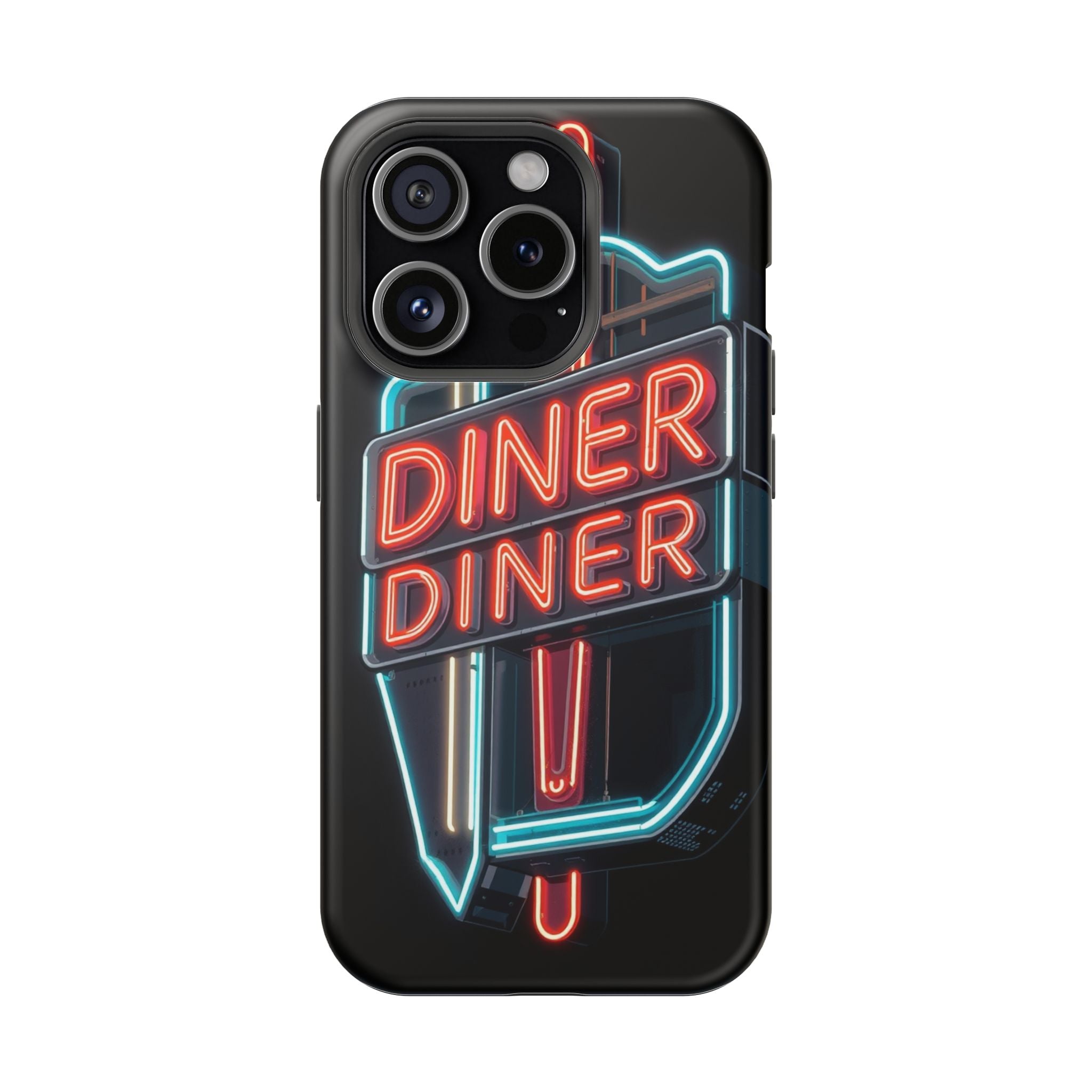 iPhone Neon Diner Sign Electric Art Slim Everyday Designer Case · iPhone Case