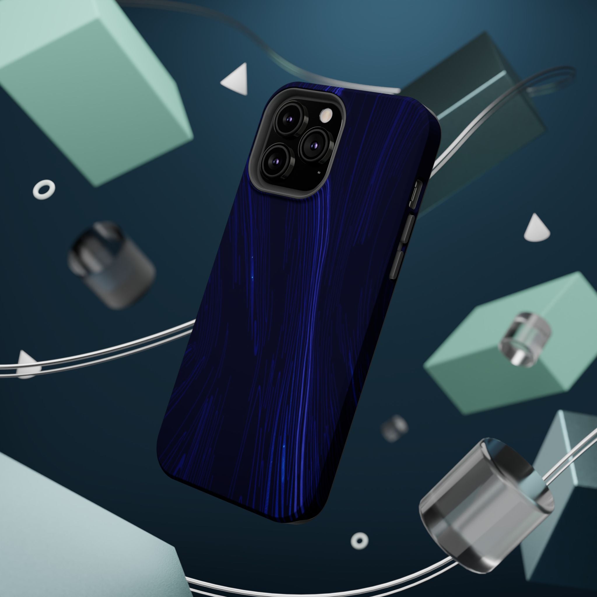 iPhone Interference Pattern Dark Gothic Ink Slim iPhone Everyday · iPhone Case