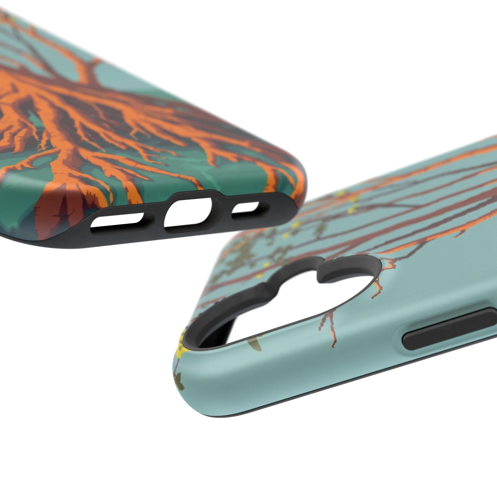 iPhone Mustard And Rust Mangrove Roots Slim Everyday iPhone 13 Designer · iPhone