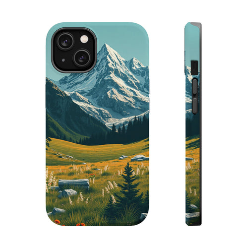 iPhone Alpine Meadow Bold Art 19 Bold Modern Everyday Snap Case · iPhone Case