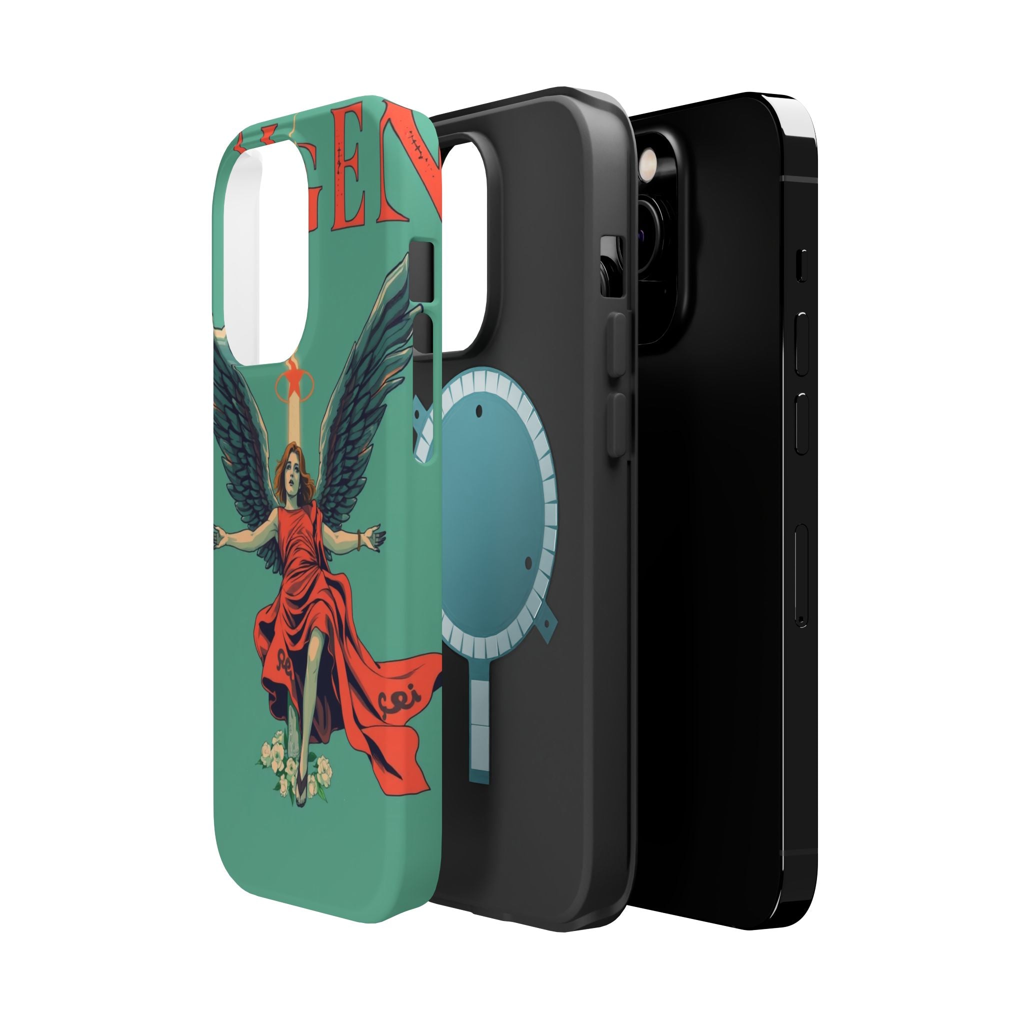 iPhone Radiant Fallen Angel Design Bold Modern Everyday Snap Case · iPhone Case