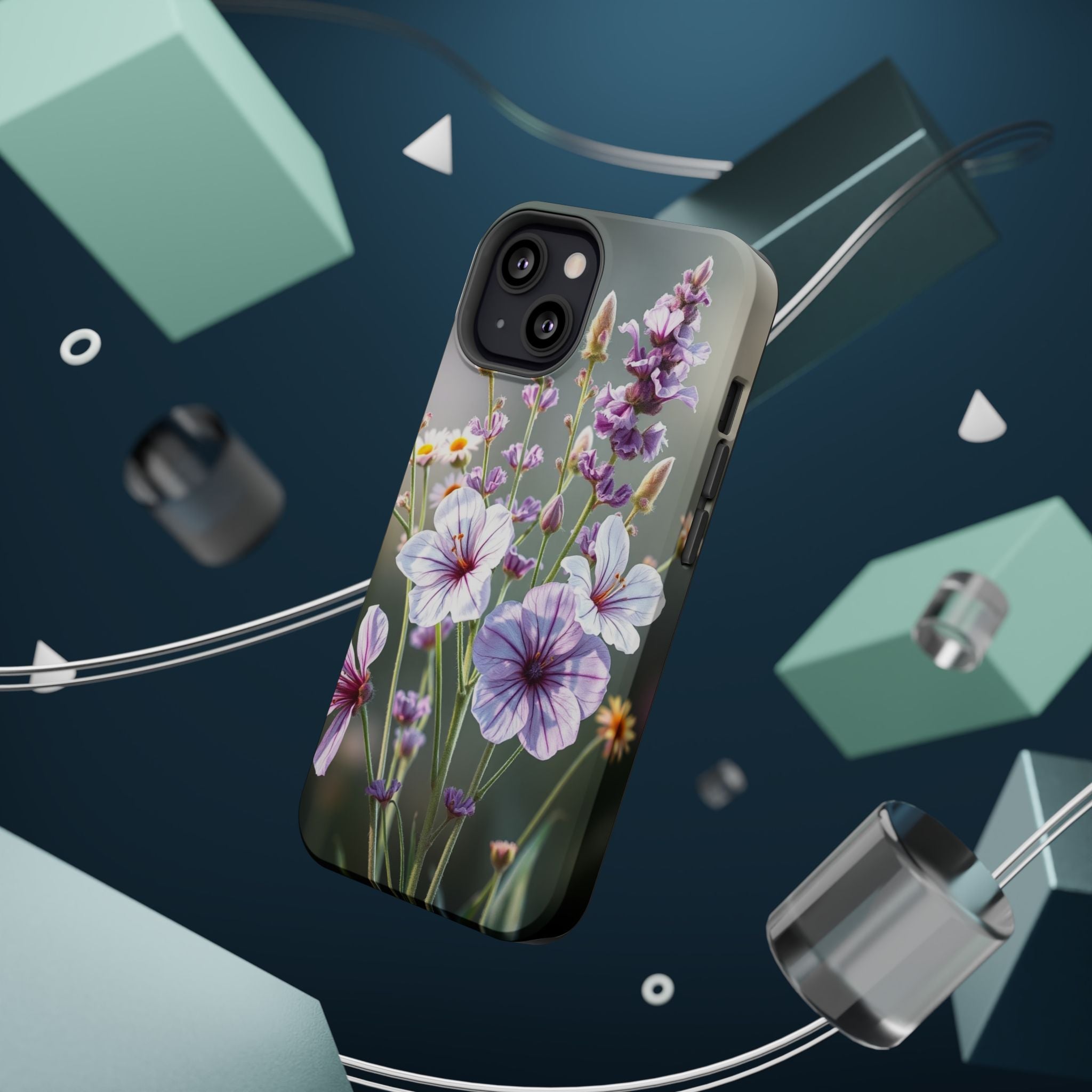 iPhone Wildflower Bunch Enchanted Art Slim Everyday Designer Case · iPhone Case