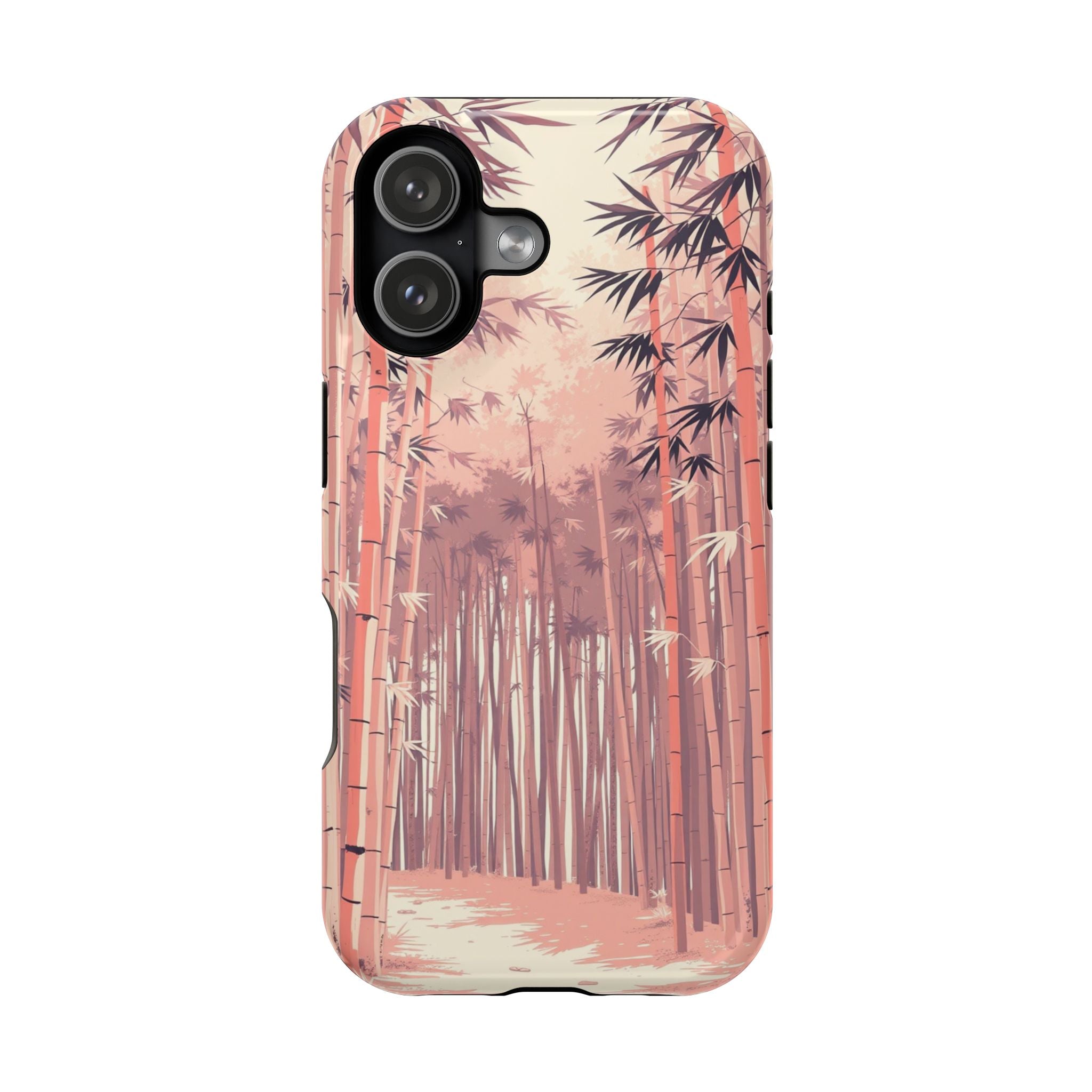 iPhone Rose Pink And Cream Bamboo Grove Slim Everyday iPhone 19 · iPhone Case