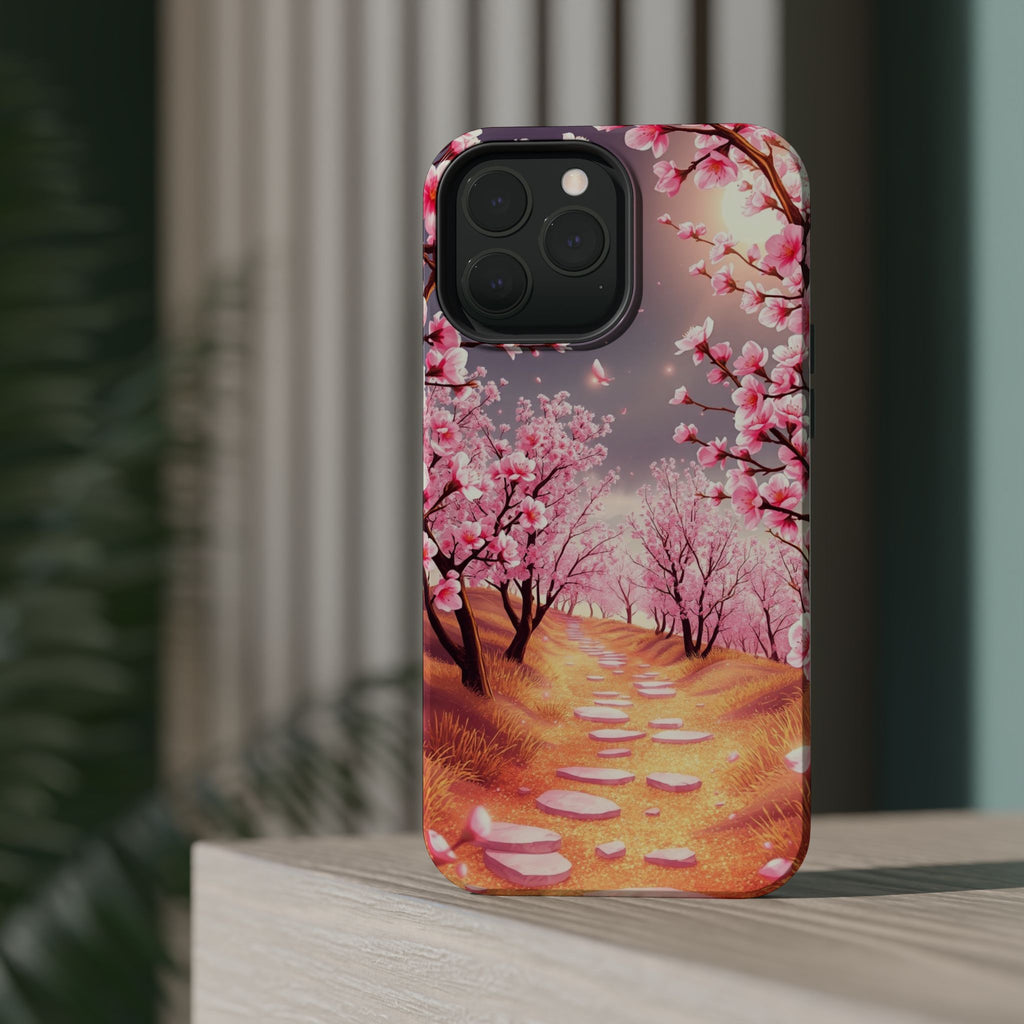 iPhone Dreamy Blossom Trail Design 14 Slim Everyday Designer Case · iPhone Case