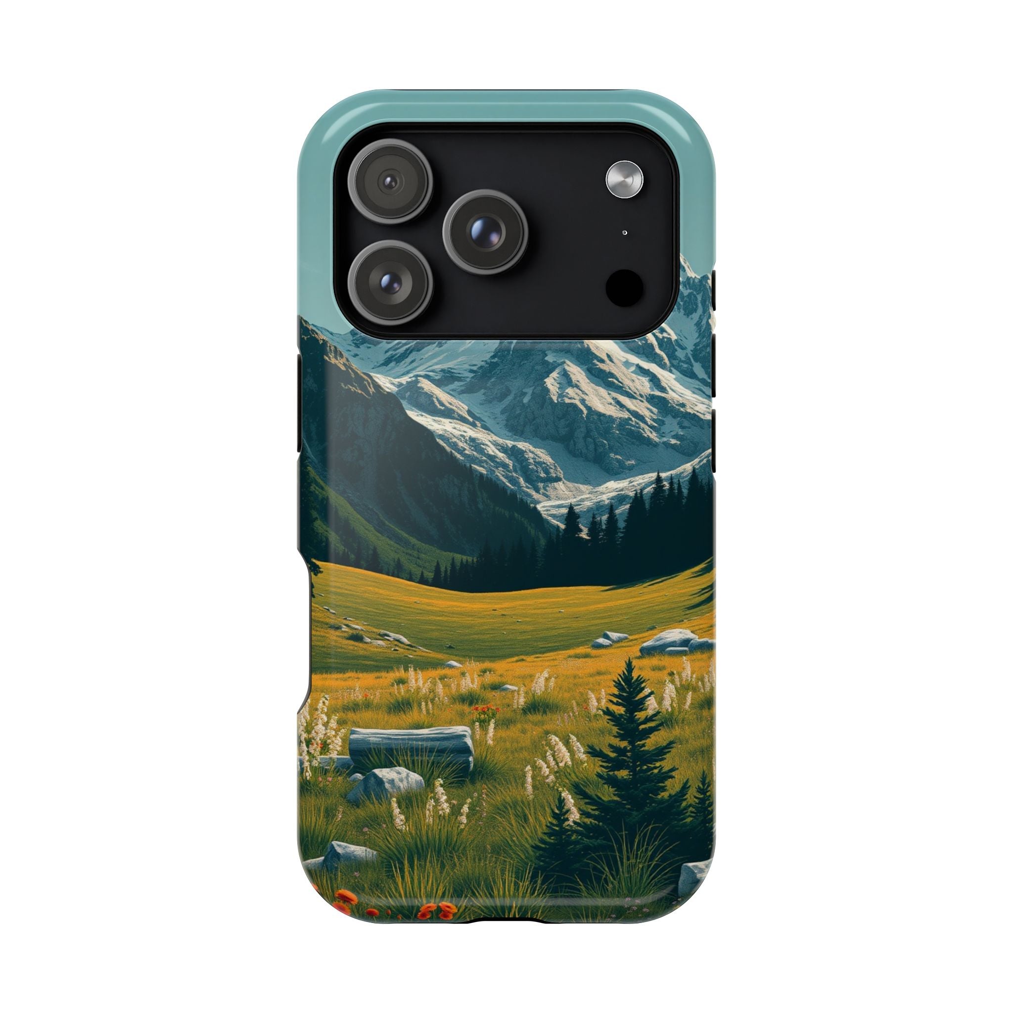 iPhone Alpine Meadow Bold Art 19 Bold Modern Everyday Snap Case · iPhone Case