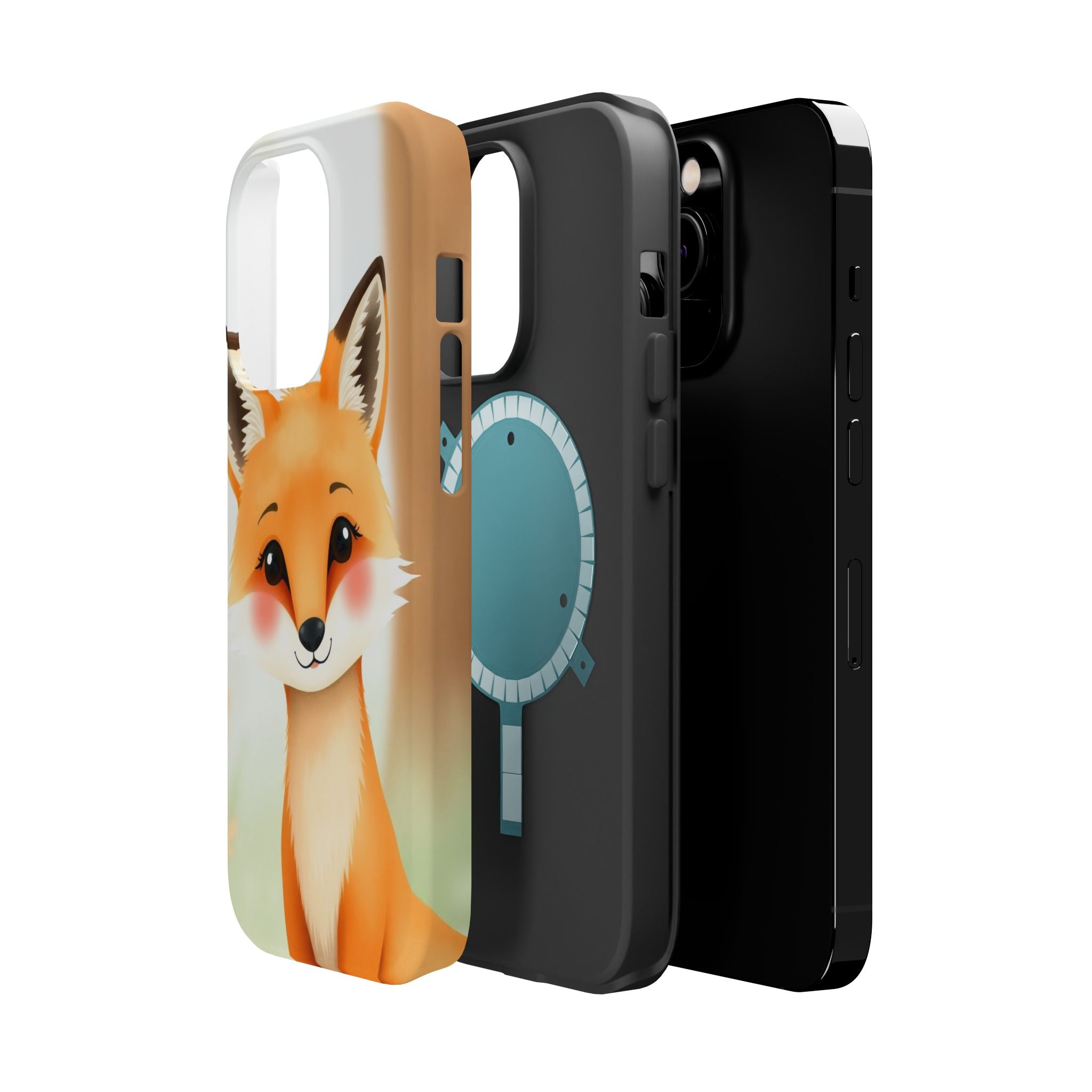 iPhone Watercolor Fox Portrait Kids Fun iPhone Phone Case Gift Slim · iPhone Cas