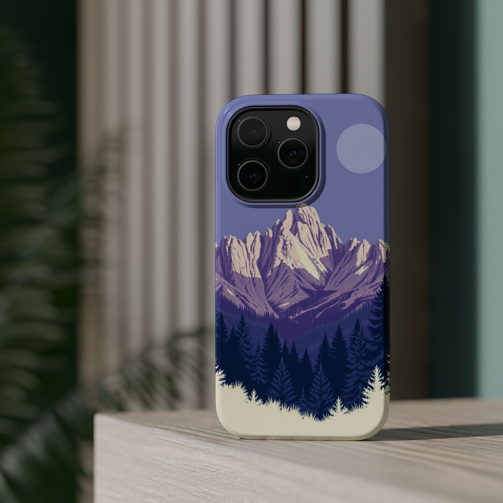 iPhone Pine Ridge Serene Design Slim Everyday Designer Case · iPhone Case