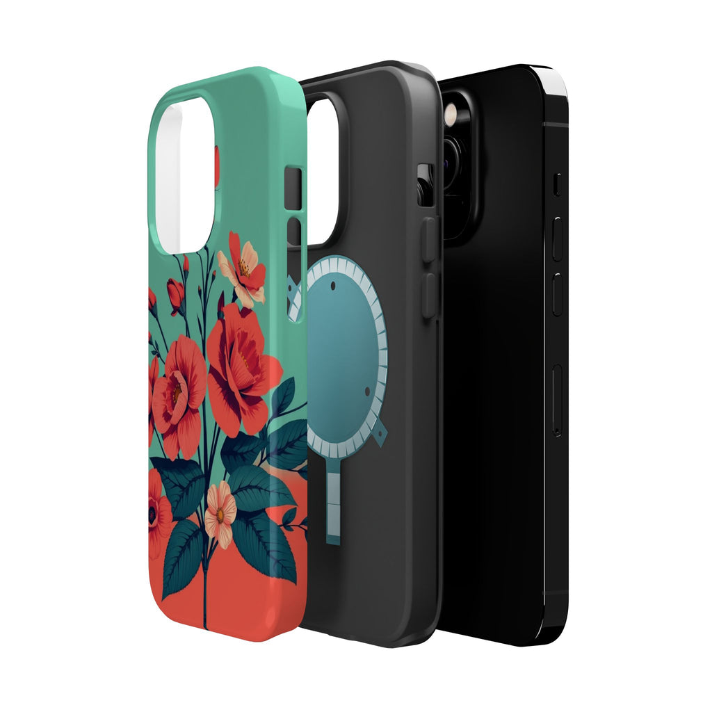 iPhone Pin-up Floral Cinematic Art Bold Modern Everyday Snap Case · iPhone Case