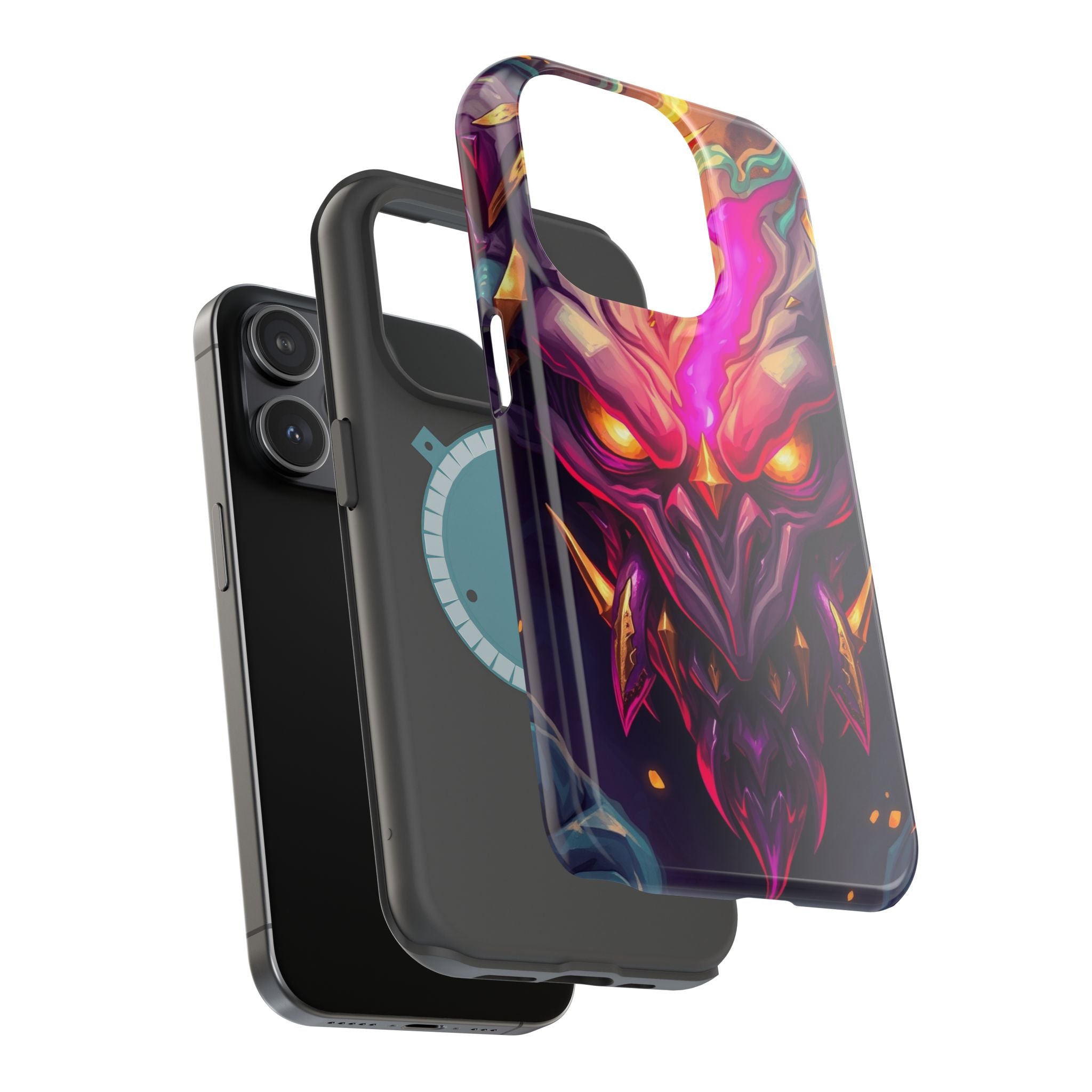 iPhone Chaos Goblin Energy Gold Foil Luxury Slim Everyday Designer Case · iPhone