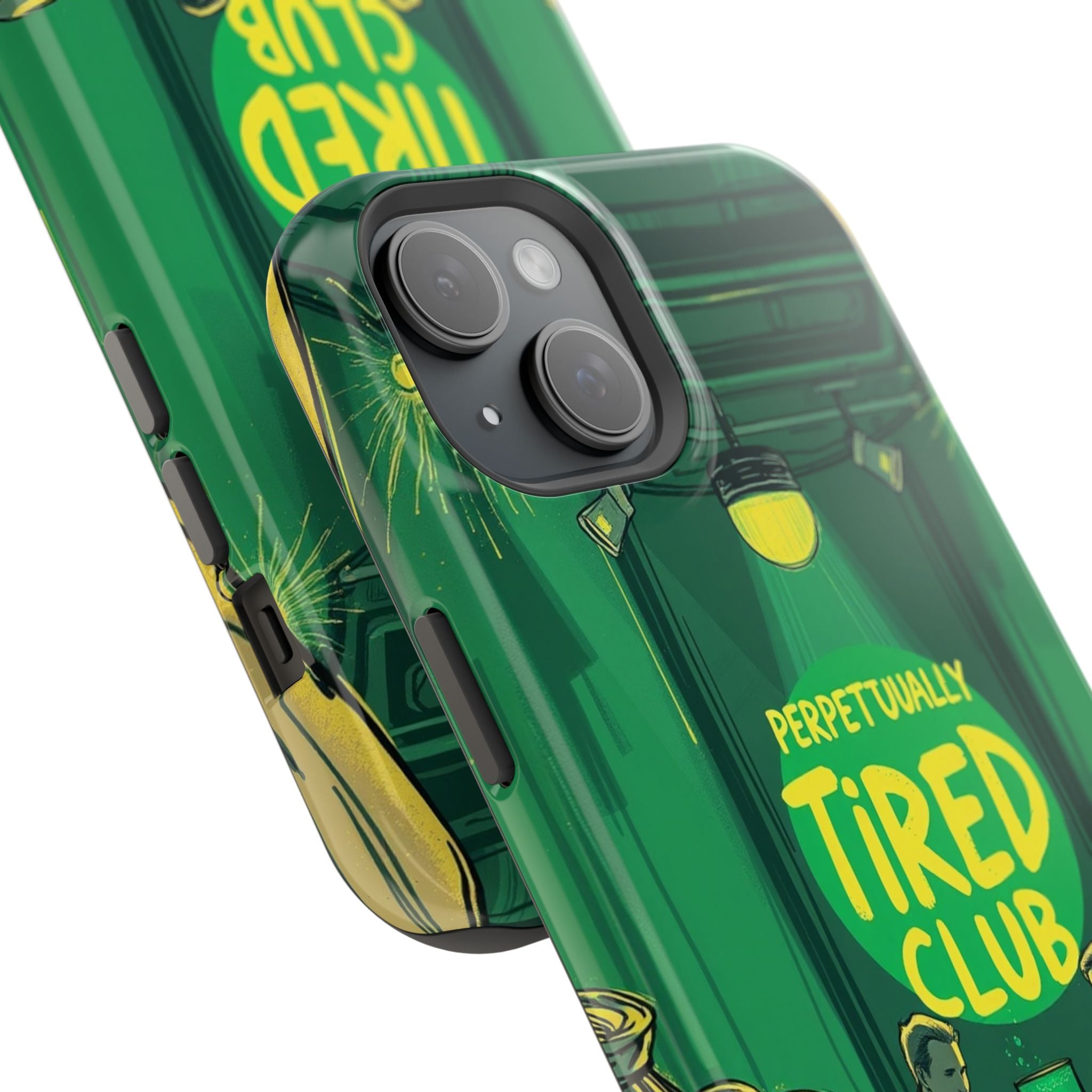 iPhone Radiant Perpetually Tired Club Design Slim Everyday Designer Case · iPhon
