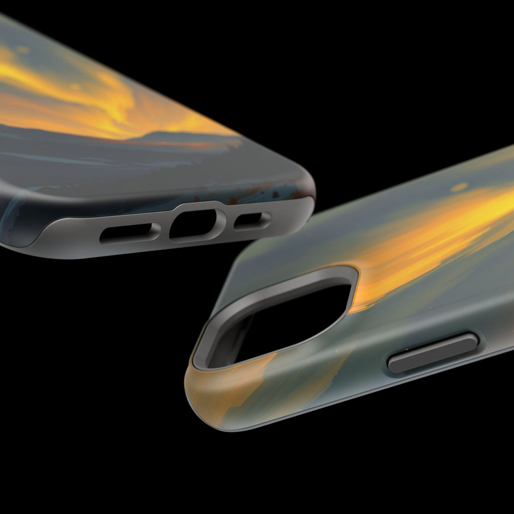 iPhone Serene Northern Lights Design Slim Everyday Designer Case · iPhone Case