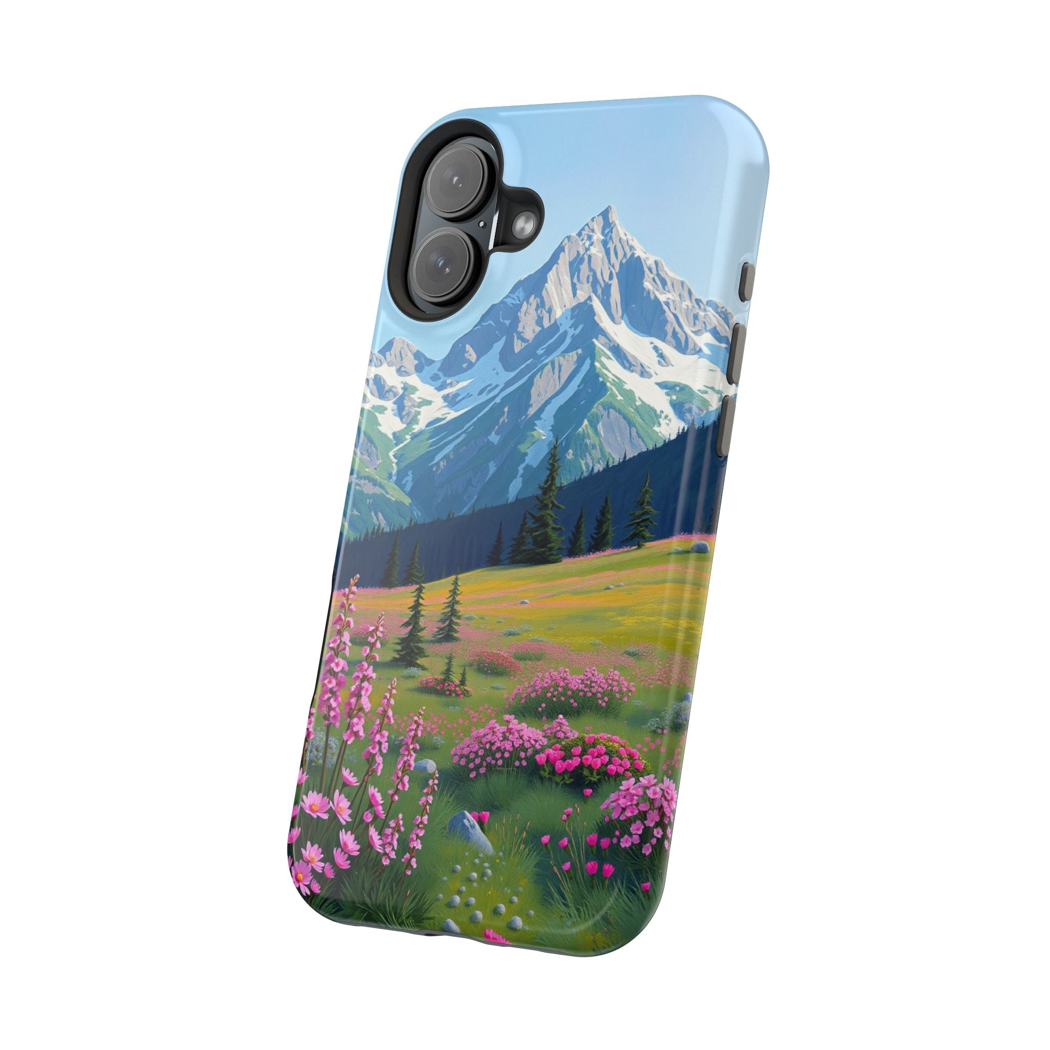iPhone Earthy Alpine Meadow Design Bold Modern Everyday Snap Case · iPhone Case