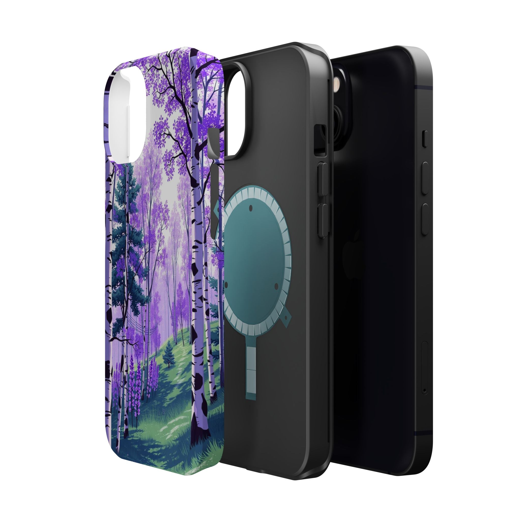 iPhone Birch Grove Electric Art Slim Everyday Designer Case · iPhone Case