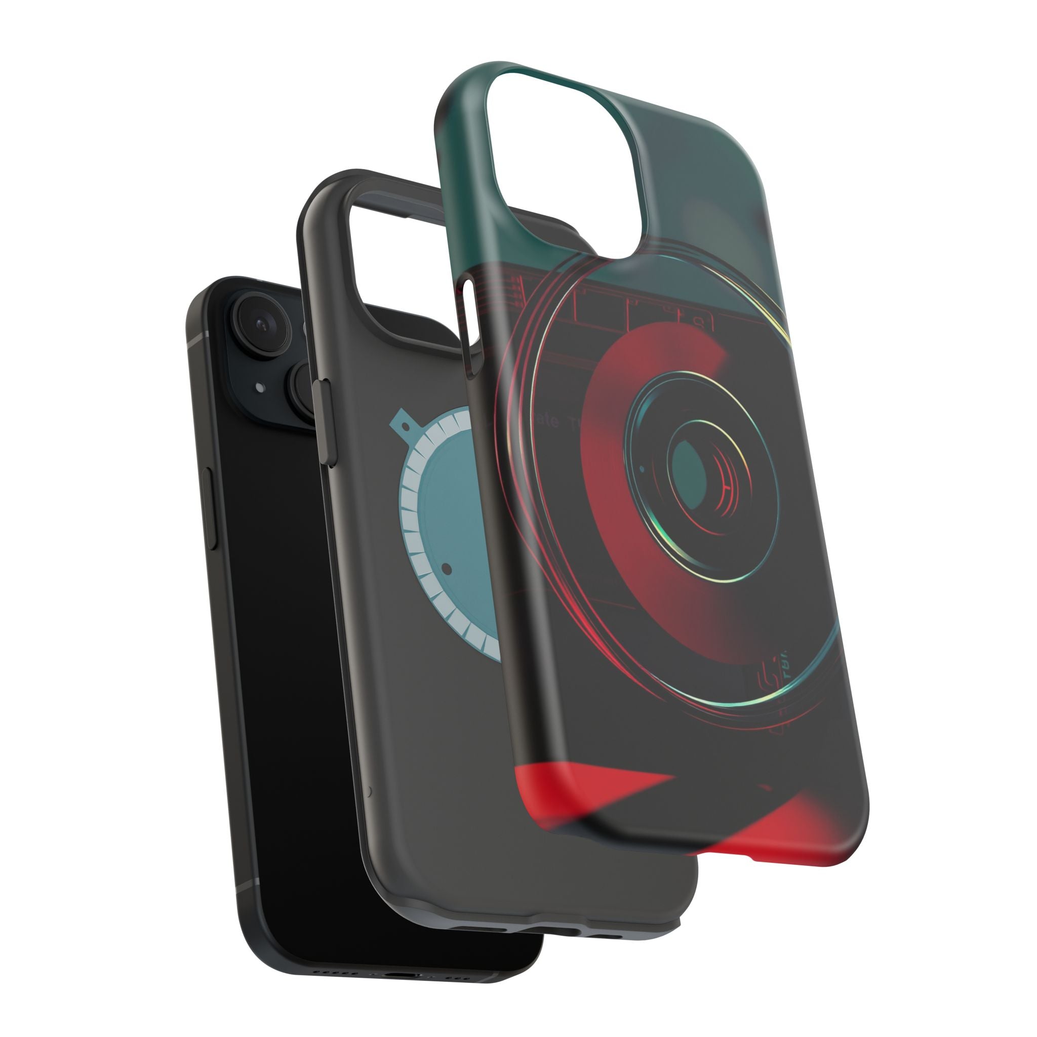 iPhone Vibrant Cassette Tape Rewind Design Slim Everyday Designer Case · iPhone