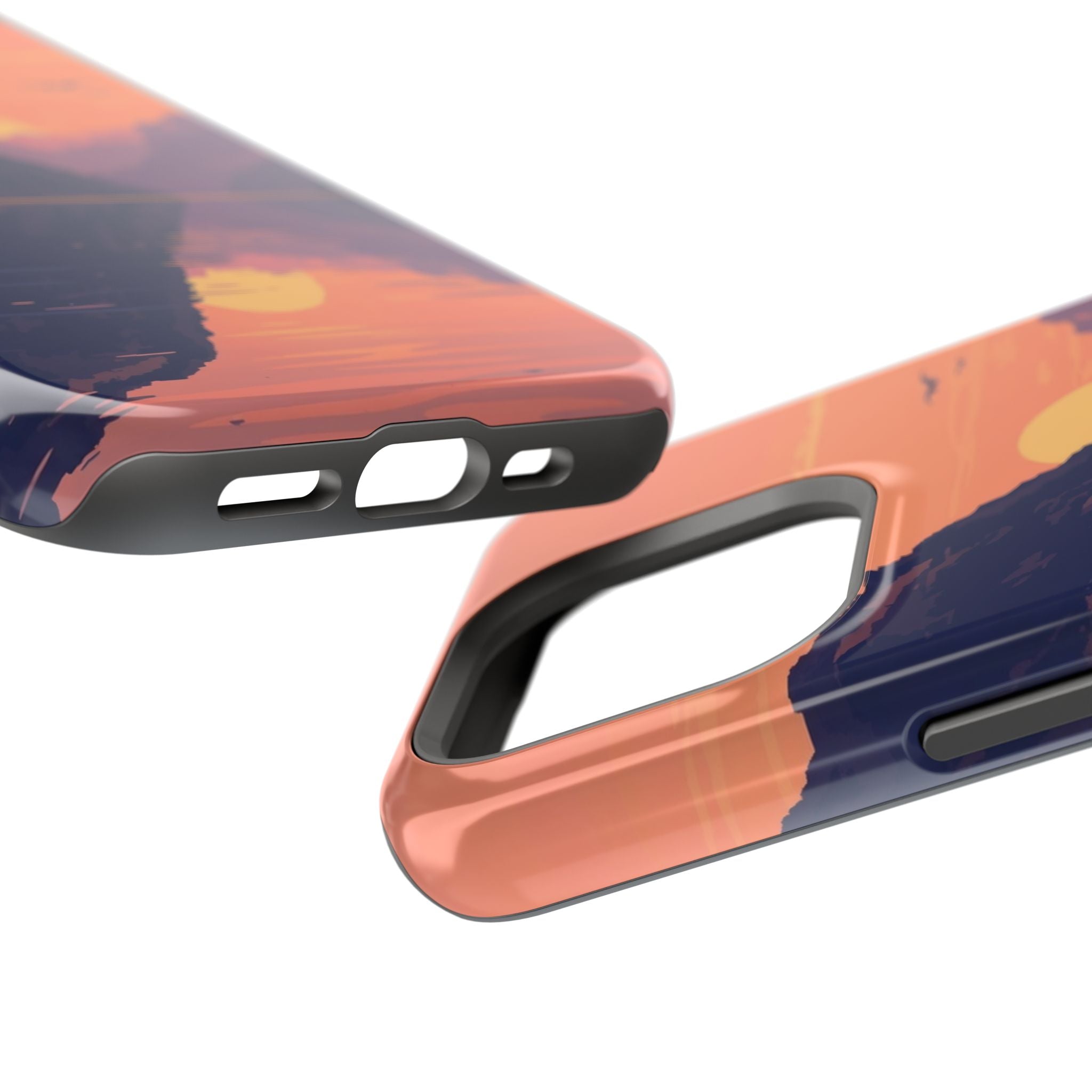 iPhone Radiant Fjord Reflection Design Slim Everyday Designer Case · iPhone Case