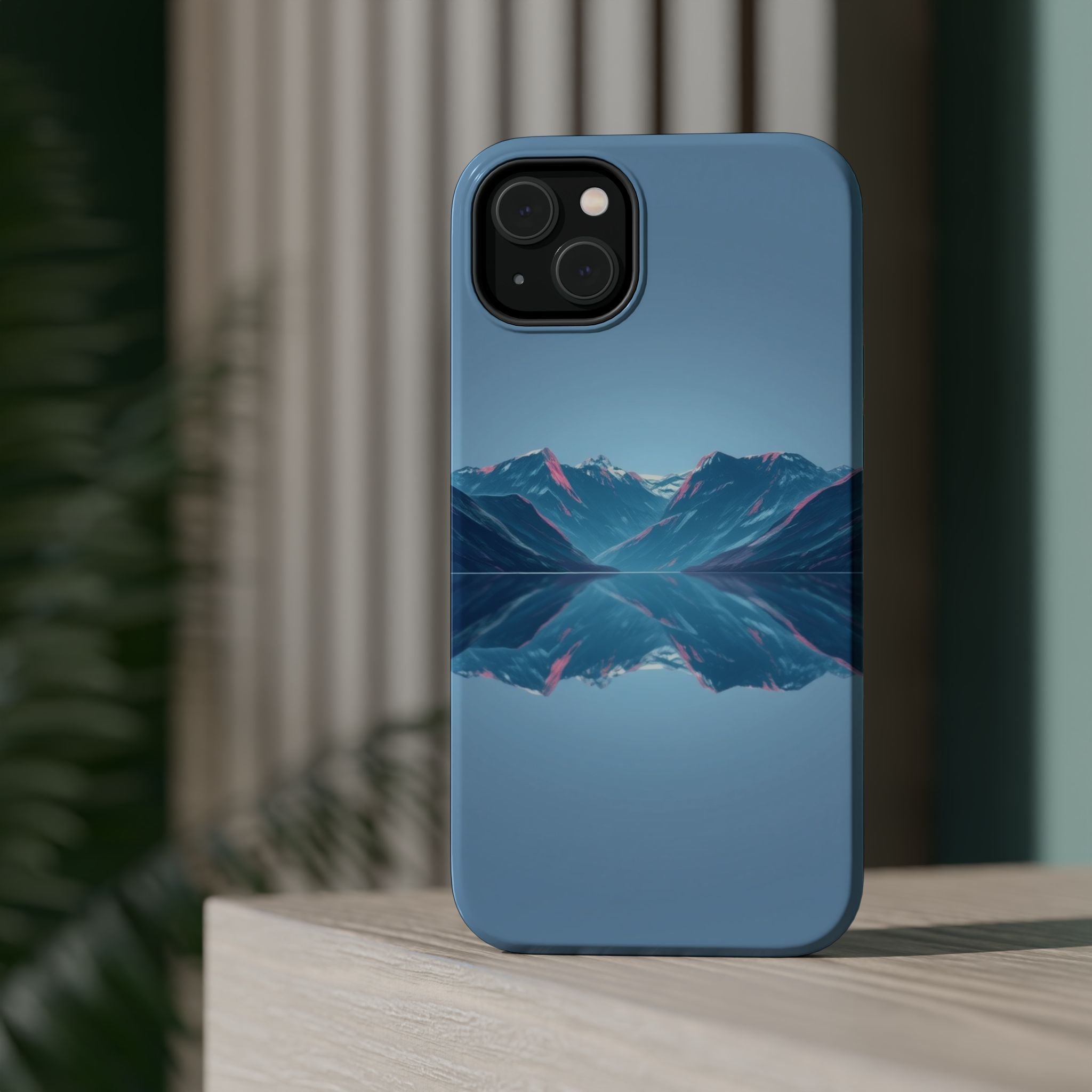 iPhone Fjord Reflection Mystic Art Bold Modern Everyday Snap Case · iPhone Case