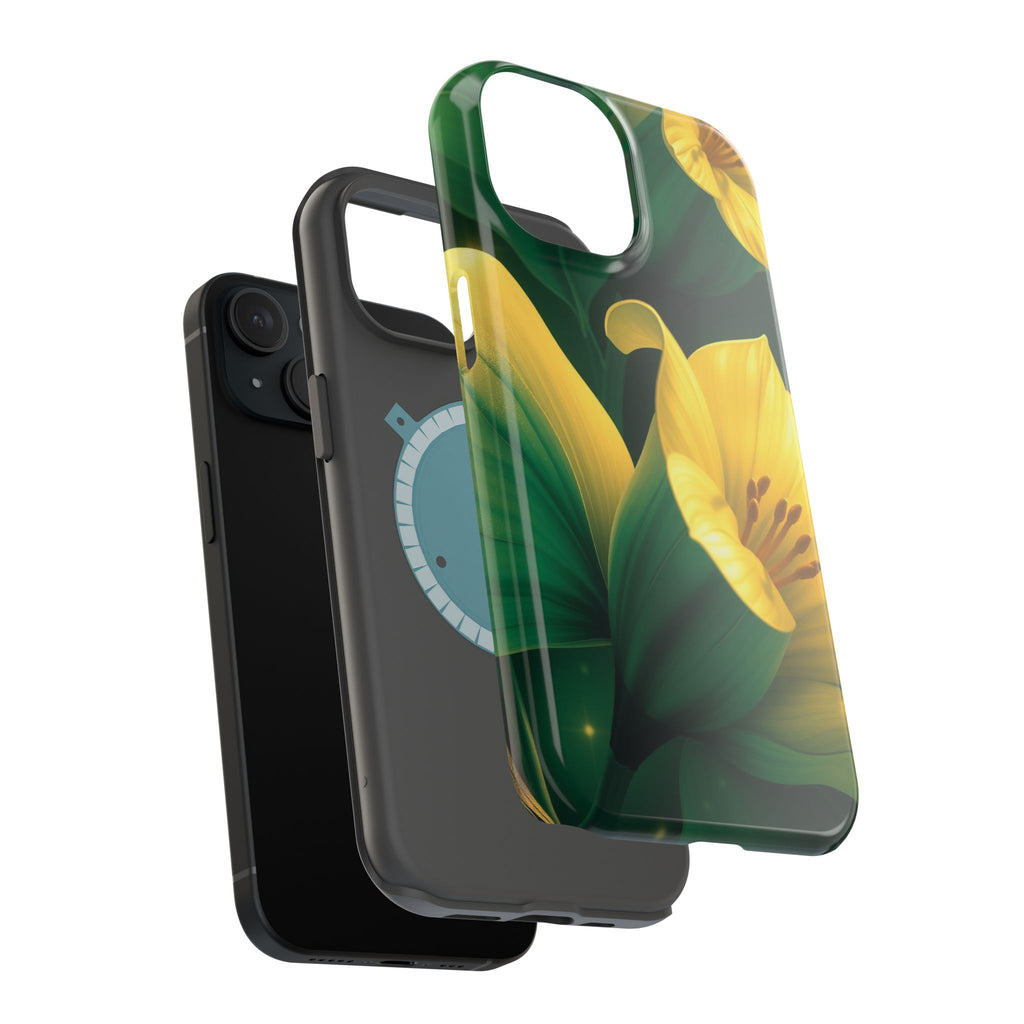 iPhone Night Bloomer Gold Foil Luxury Slim Everyday Designer Case · iPhone Case