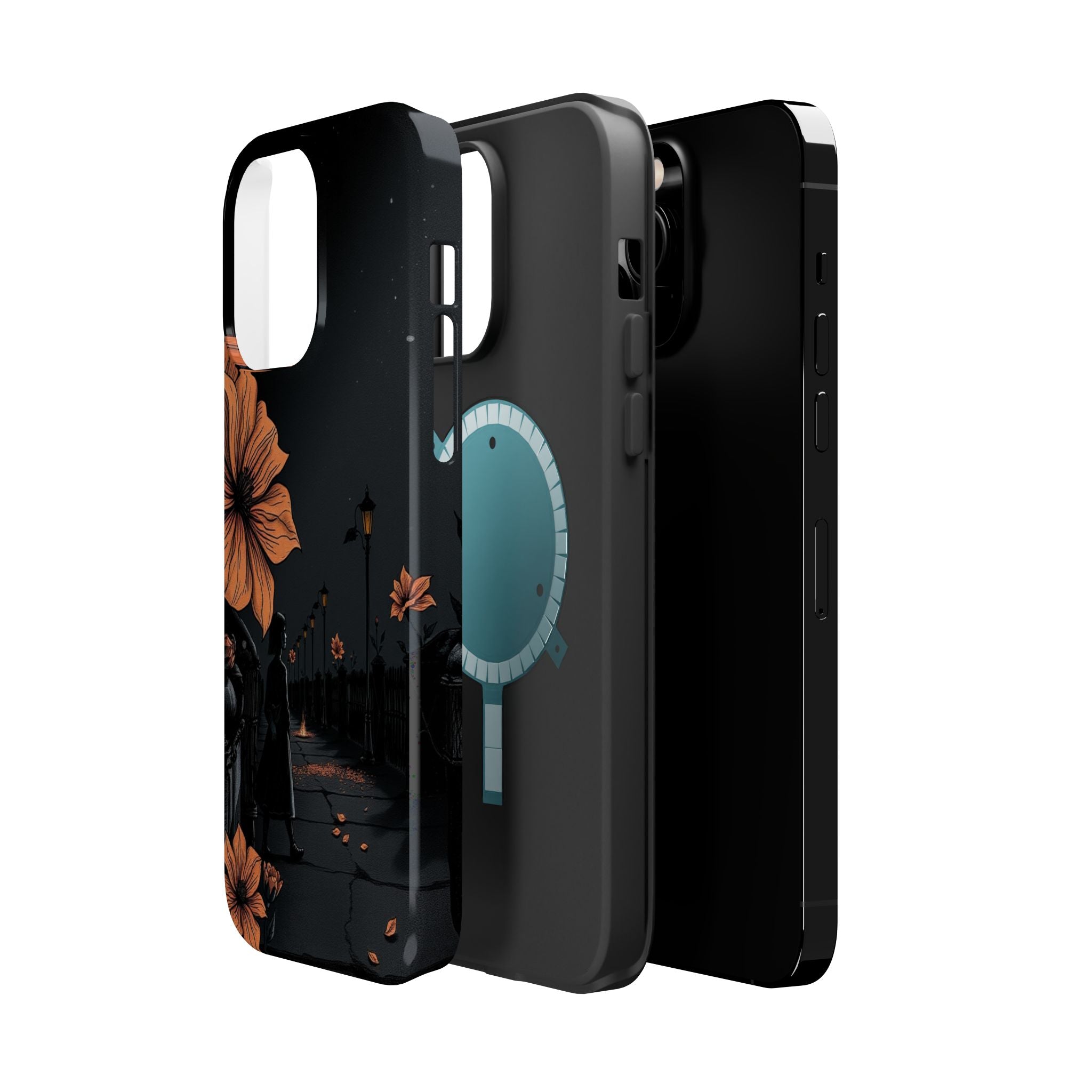 iPhone Night Bloomer Electric Art Bold Modern Everyday Snap Case · iPhone Case