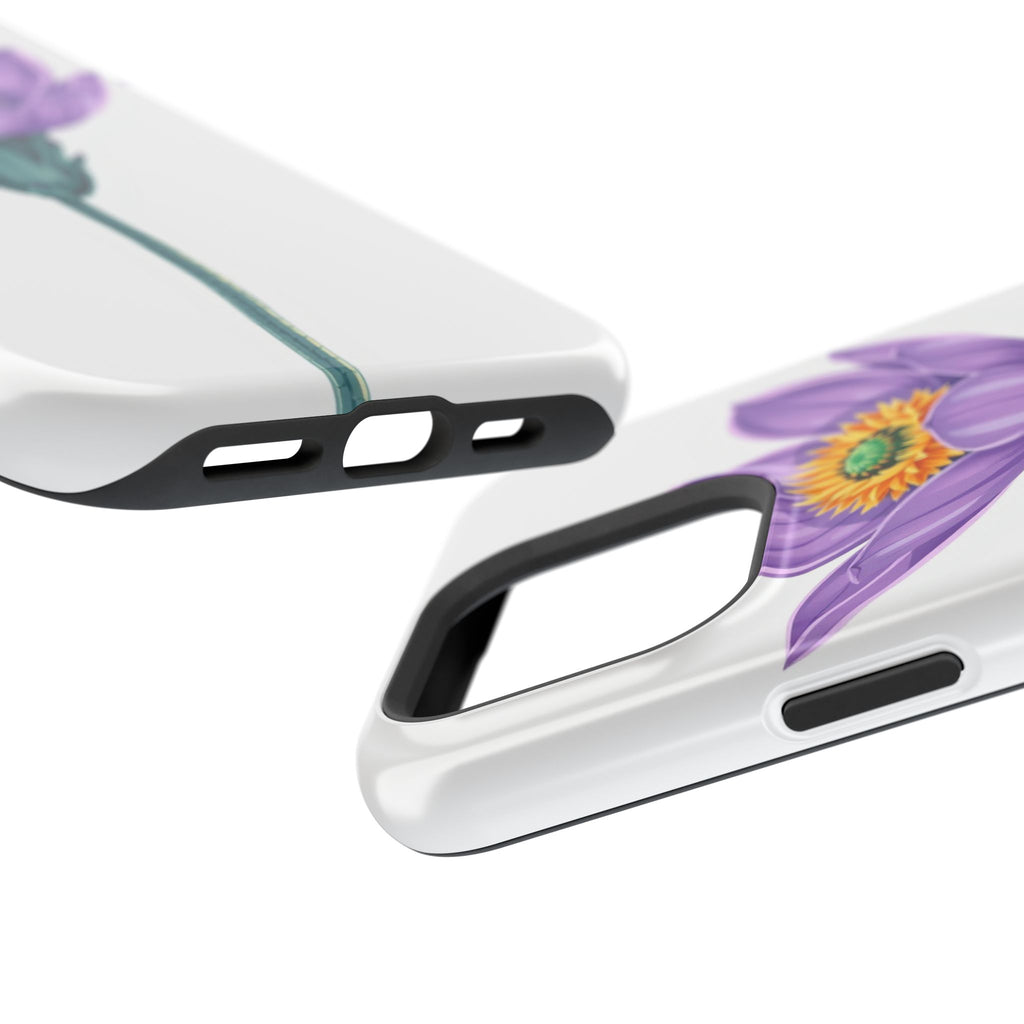 iPhone Indigo And Violet Desert Flower Slim Everyday Designer Case · iPhone Case