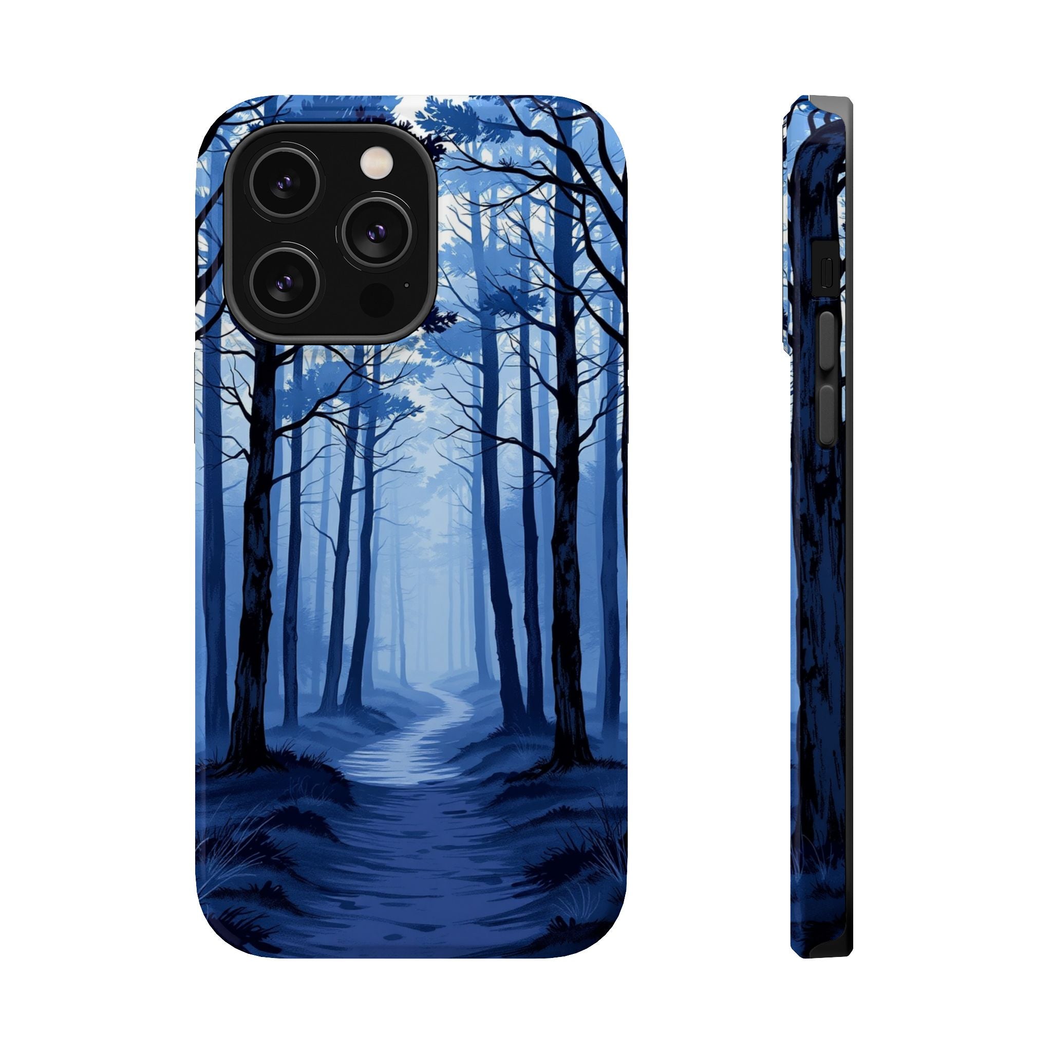 iPhone Misty Forest Path Hand-Drawn Sketch Slim iPhone Everyday · iPhone Case