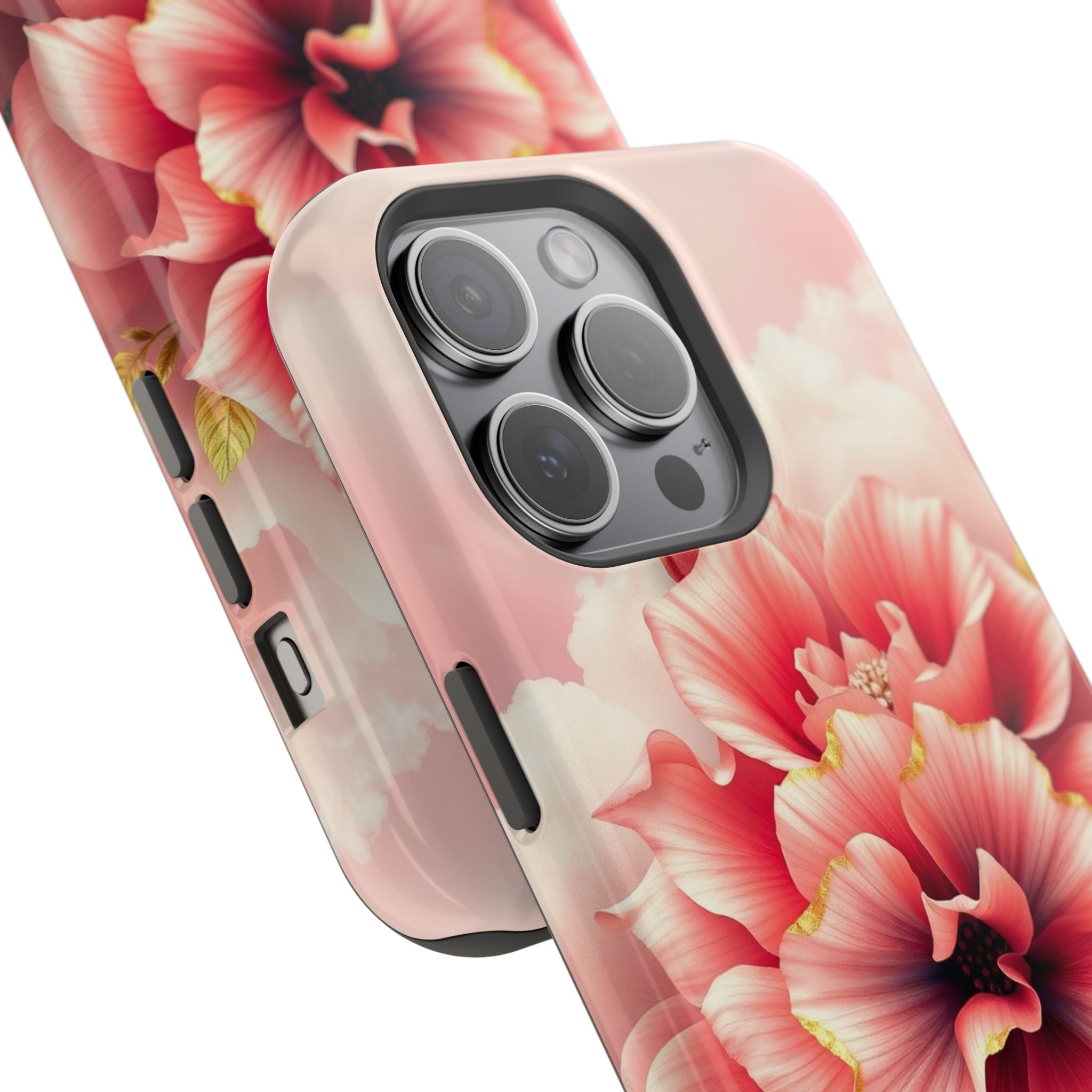 iPhone Pastel Floral Cloud Gold Foil Luxury Slim iPhone Everyday · iPhone Case