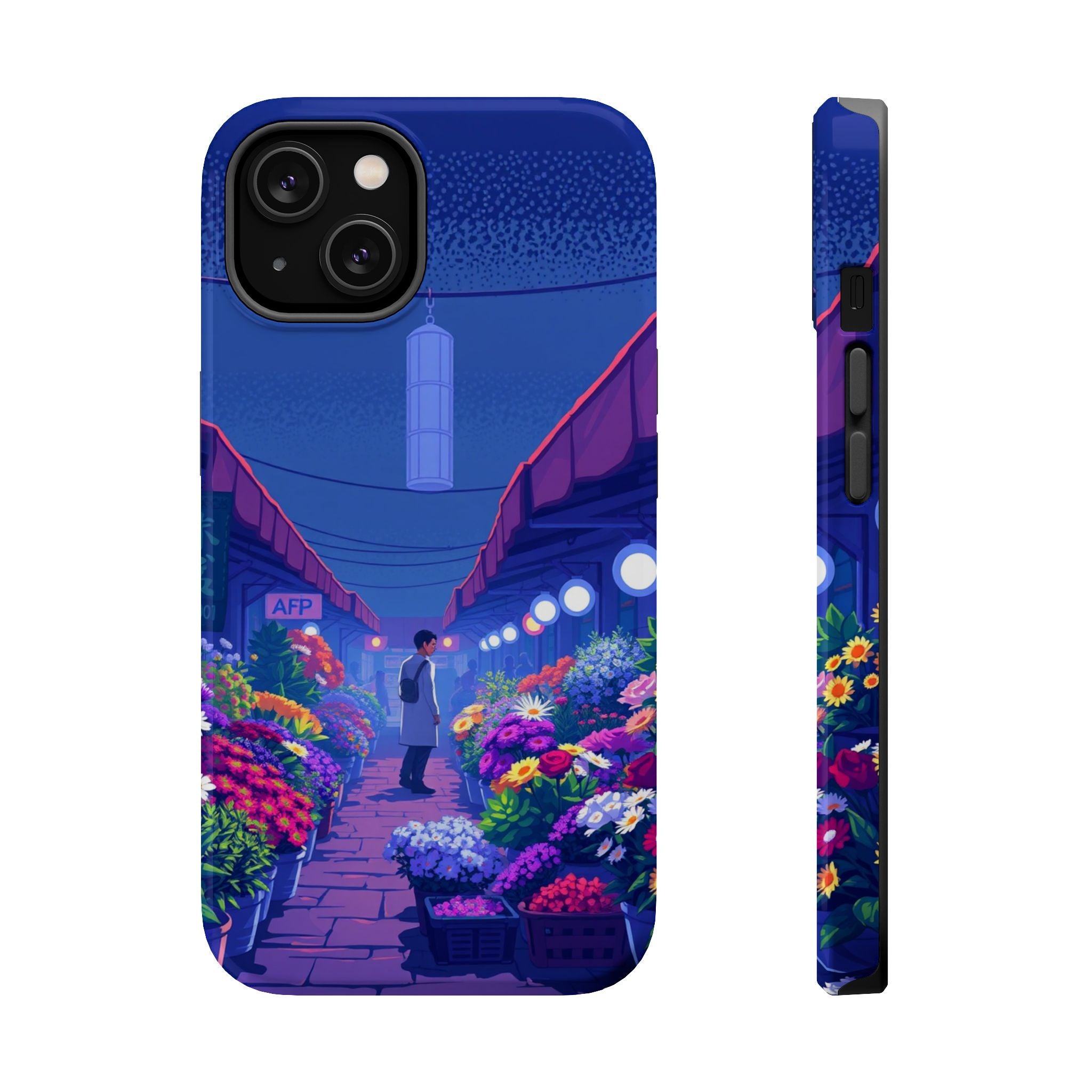 iPhone Flower Market Electric Art Bold Modern Everyday Snap Case · iPhone Case