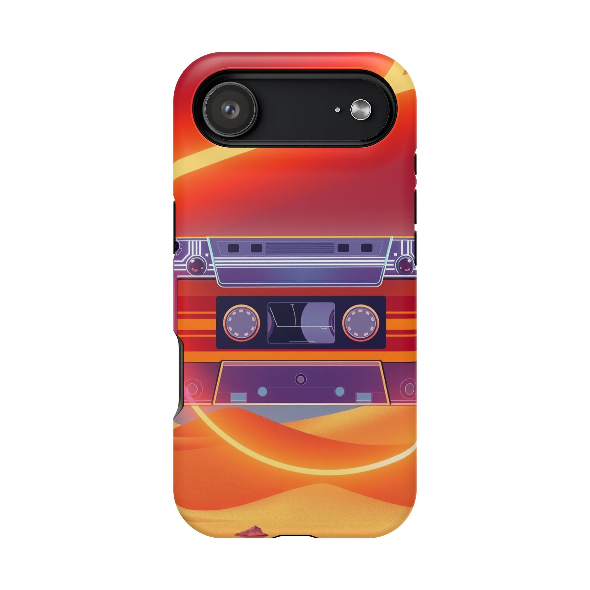 iPhone Cassette Tape Rewind Bold Art Slim Everyday Designer Case · iPhone Case