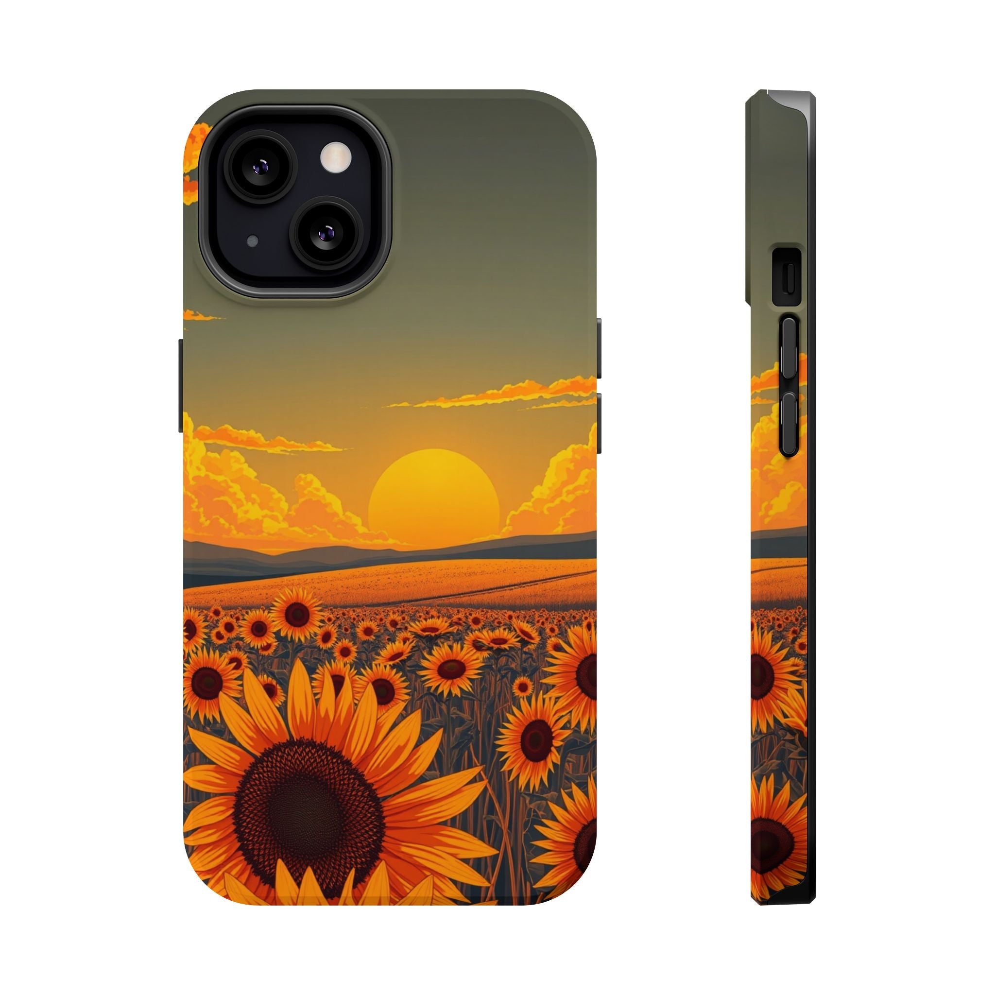 iPhone Vibrant Sunflower Prairie Design Slim Everyday iPhone Designer · iPhone C