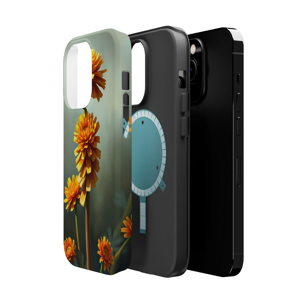 iPhone Ranunculus Stack Electric Art Slim Everyday Designer Case · iPhone Case