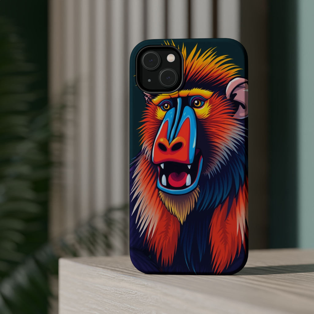 iPhone Mandrill Colorful Face Kids Fun iPhone Phone Case Gift Slim · iPhone Case