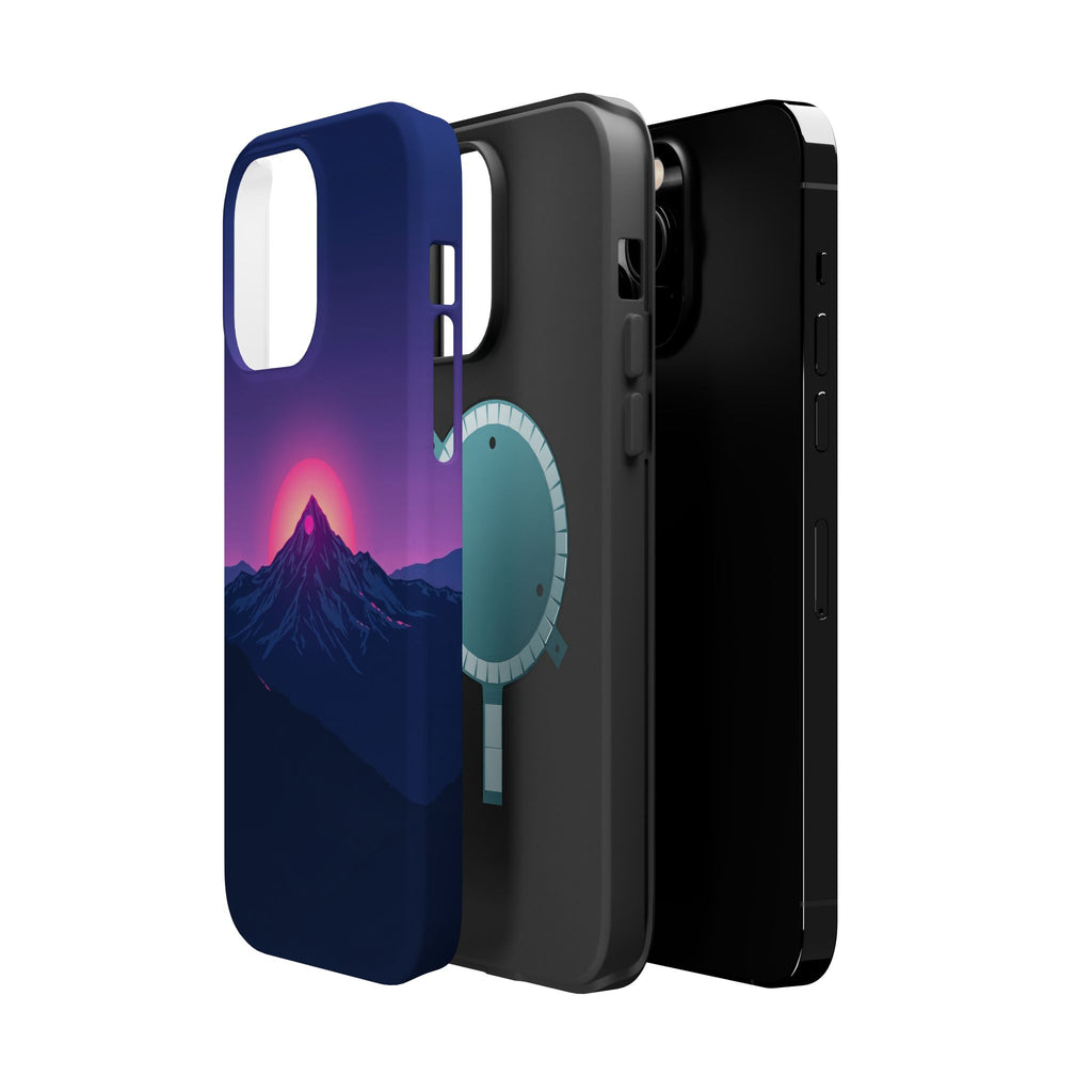 iPhone Mountain at Sunrise Electric Art Slim Everyday iPhone 15 · iPhone Case