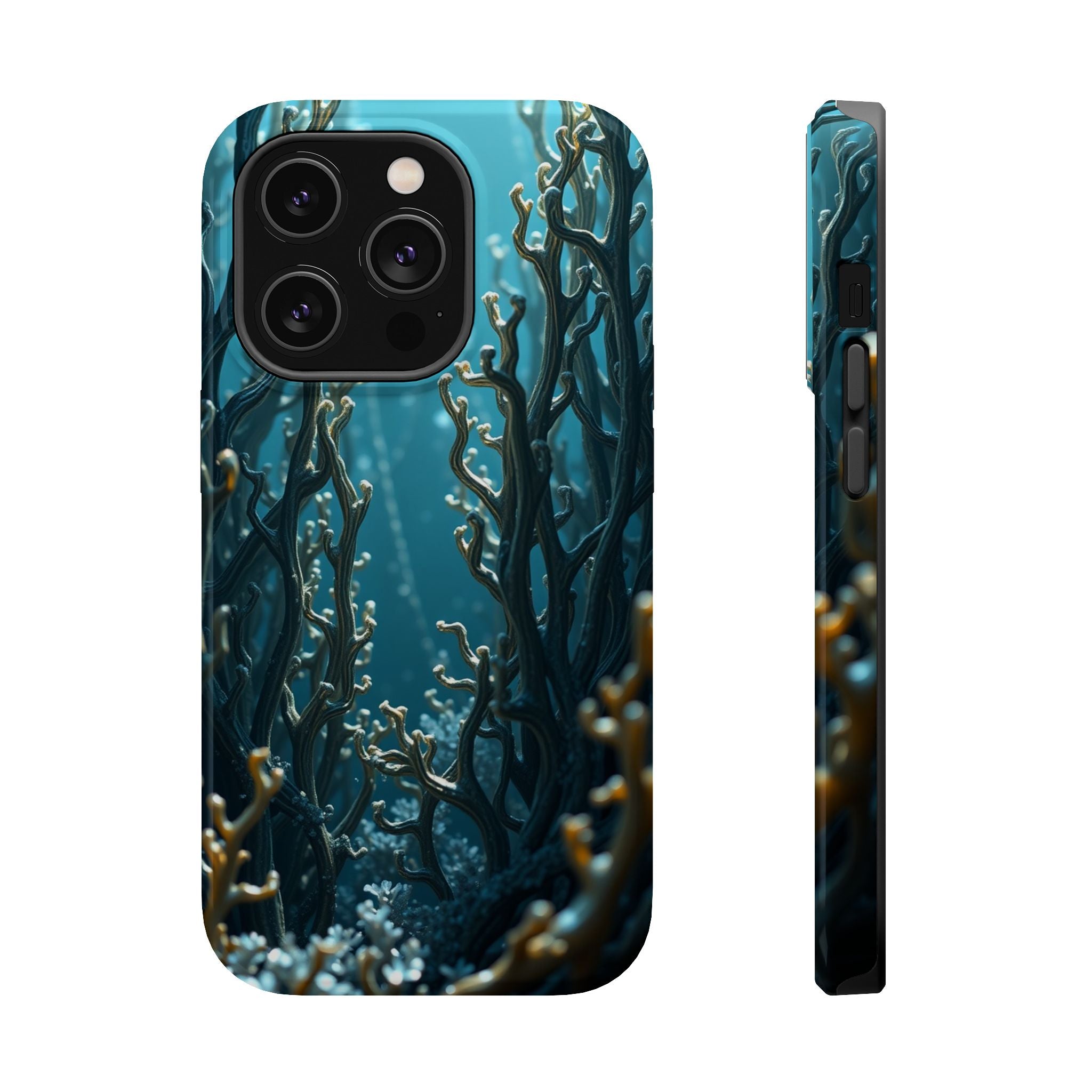 iPhone Midnight Blue And Silver Kelp Forest Slim iPhone Everyday · iPhone Case
